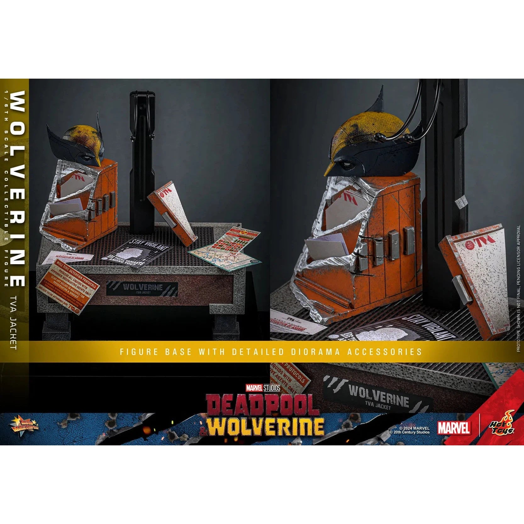 Deadpool & Wolverine: Wolverine: TVA Jacket Version: Hot Toys by Hot Toys – Action Figure, [scale], UK stockist Planet Action Figures