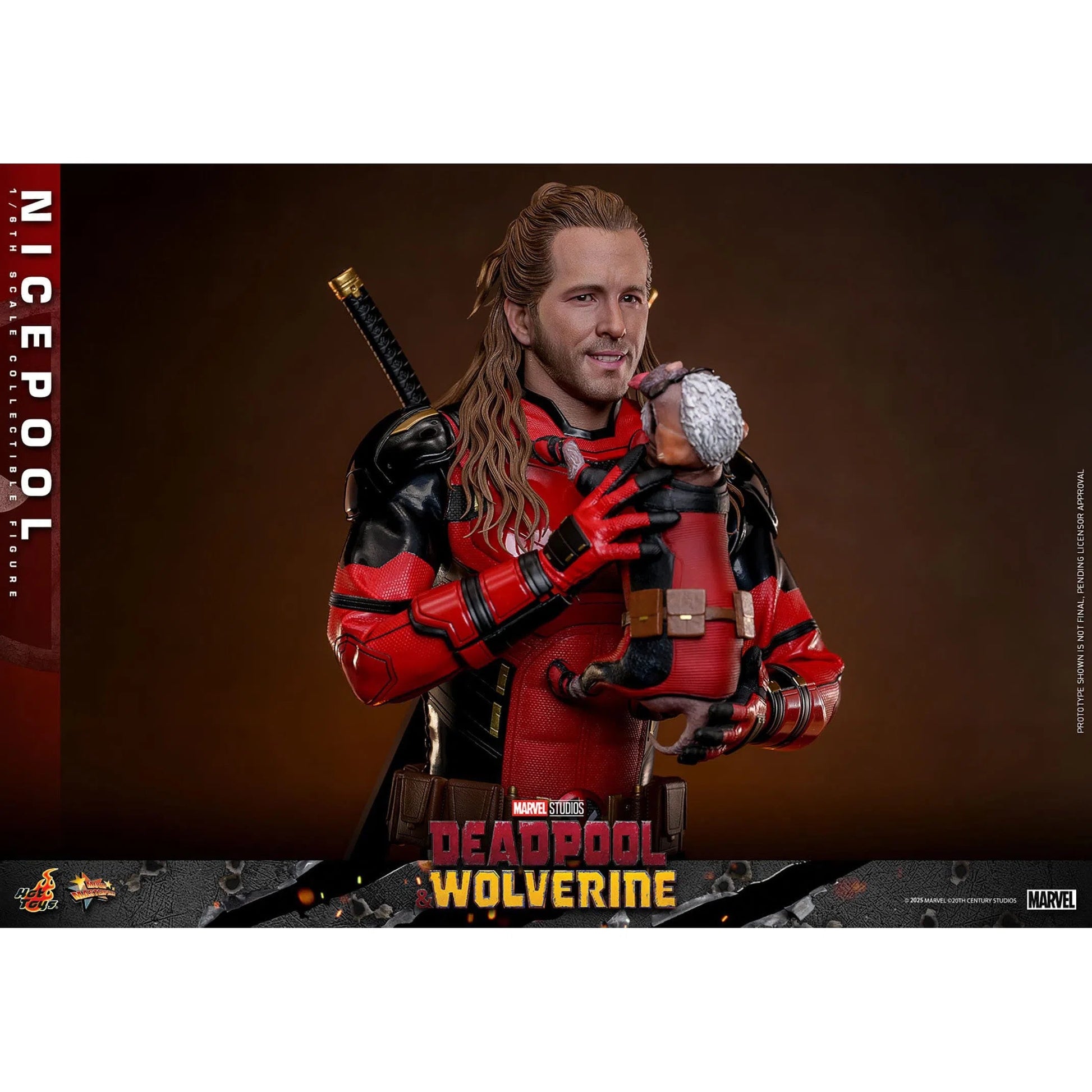 Deadpool & Wolverine:Nicepool: 1/6th - Hot Toys Action Figures