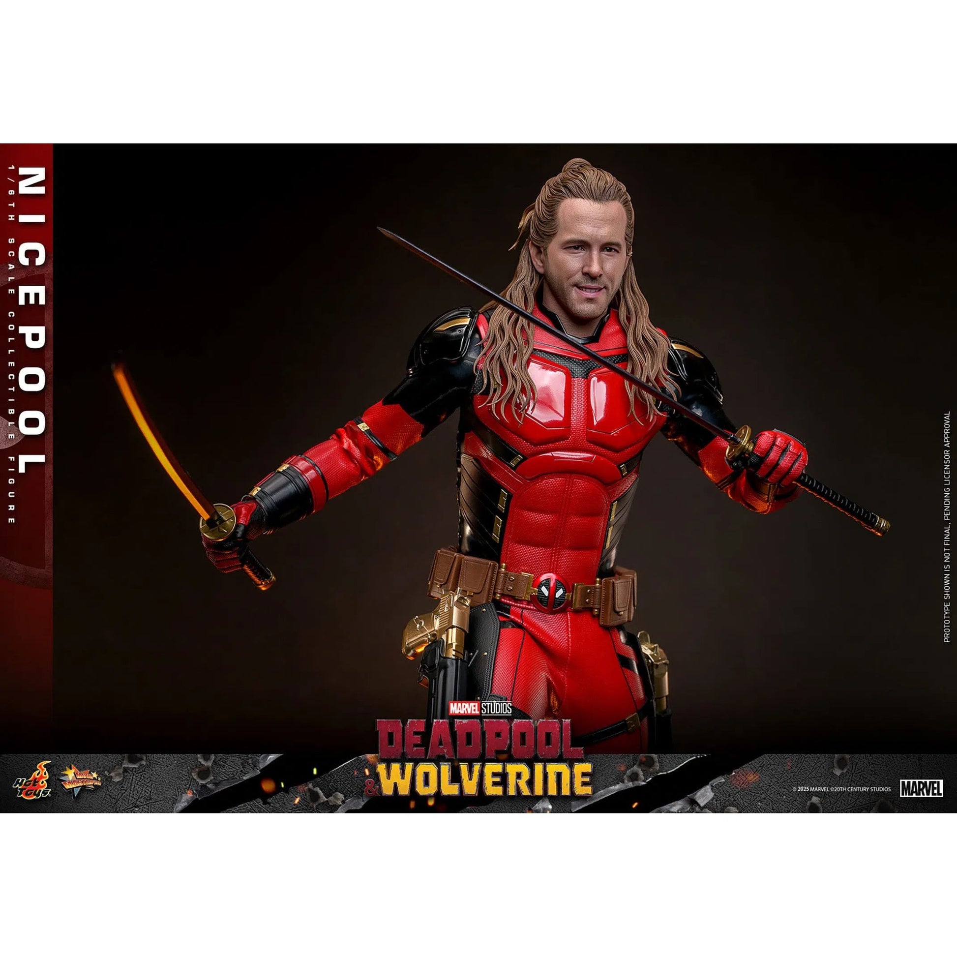 Deadpool & Wolverine:Nicepool: 1/6th - Hot Toys Action Figures