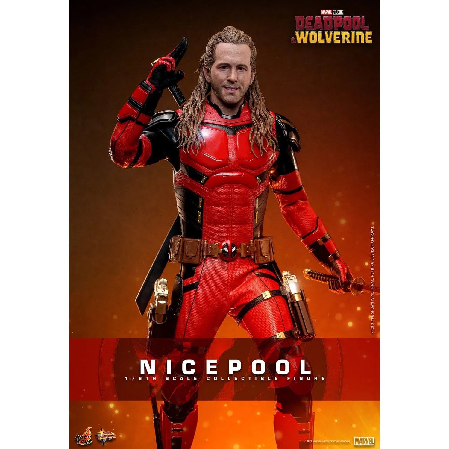 Deadpool & Wolverine:Nicepool: 1/6th Scale Action Figure - Hot Toys Action Figure