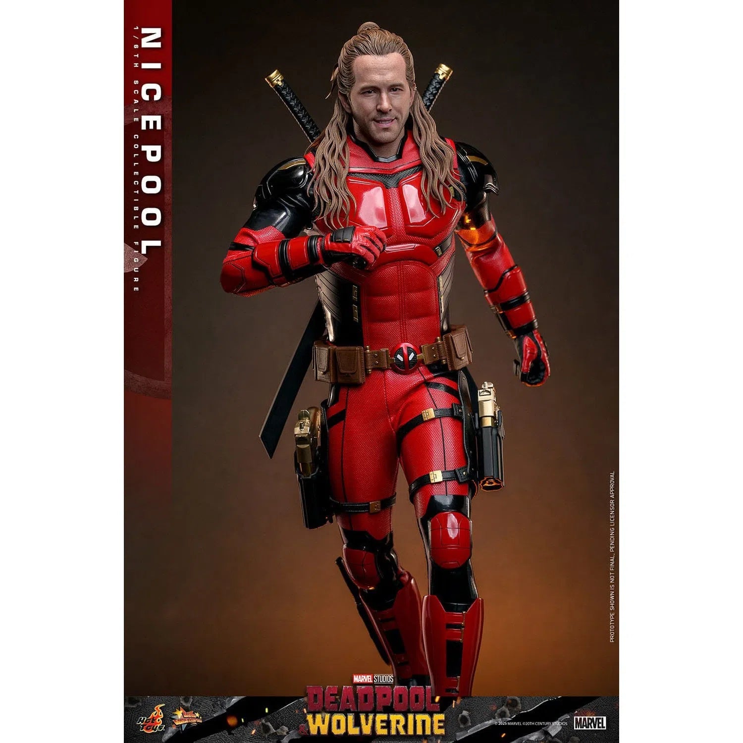 Deadpool & Wolverine:Nicepool: 1/6th Scale Action Figure: Hot Toys Hot Toys