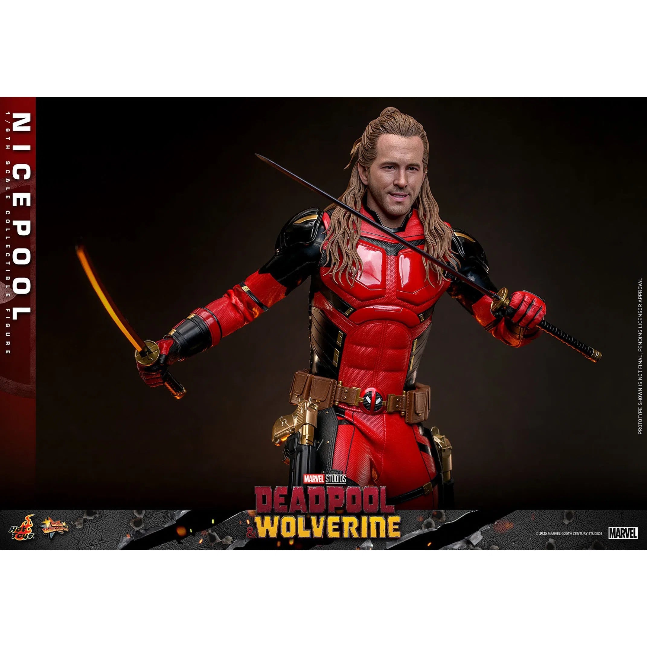 Deadpool & Wolverine:Nicepool: 1/6th Scale Action Figure: Hot Toys Hot Toys