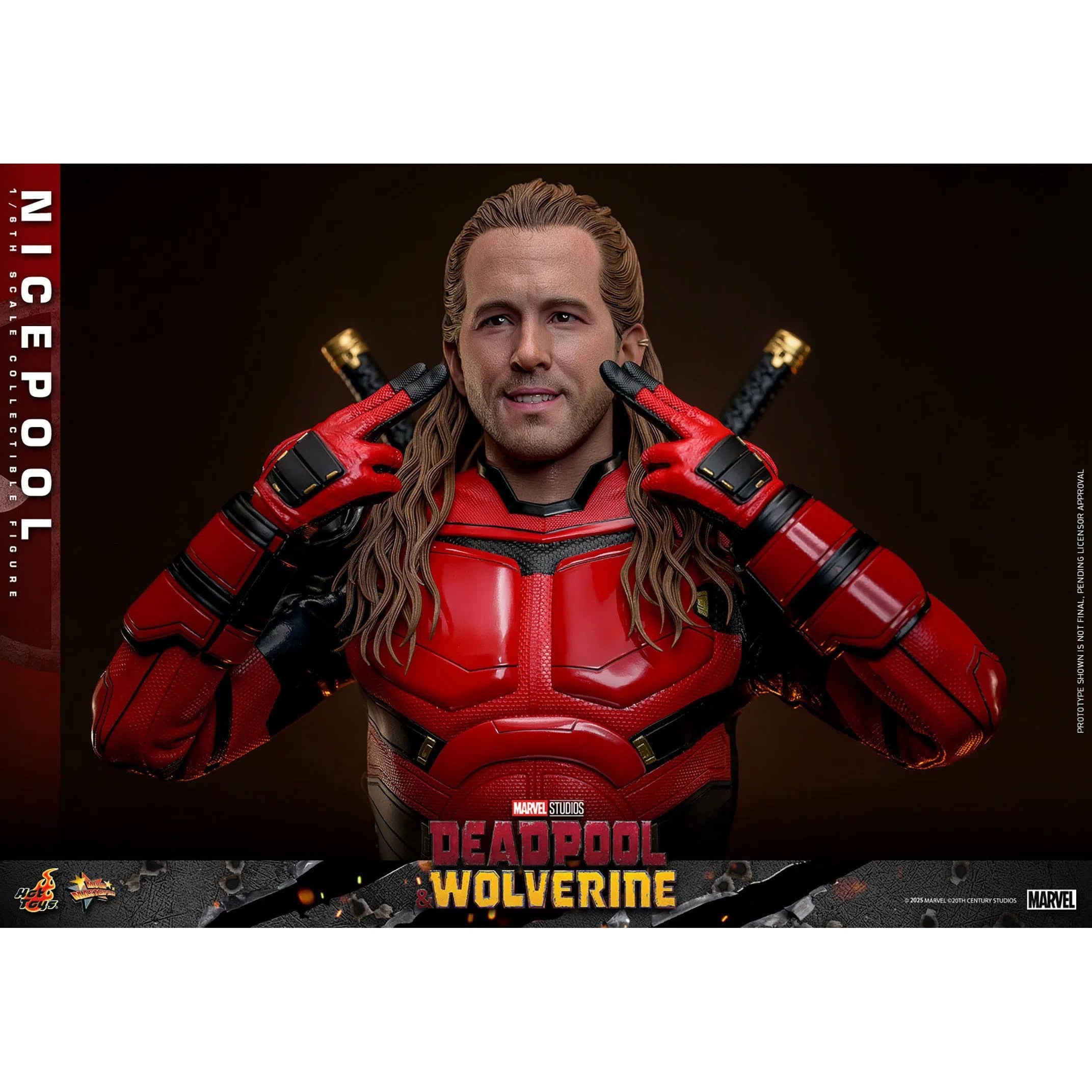 Deadpool & Wolverine:Nicepool: 1/6th Scale Action Figure: Hot Toys Hot Toys