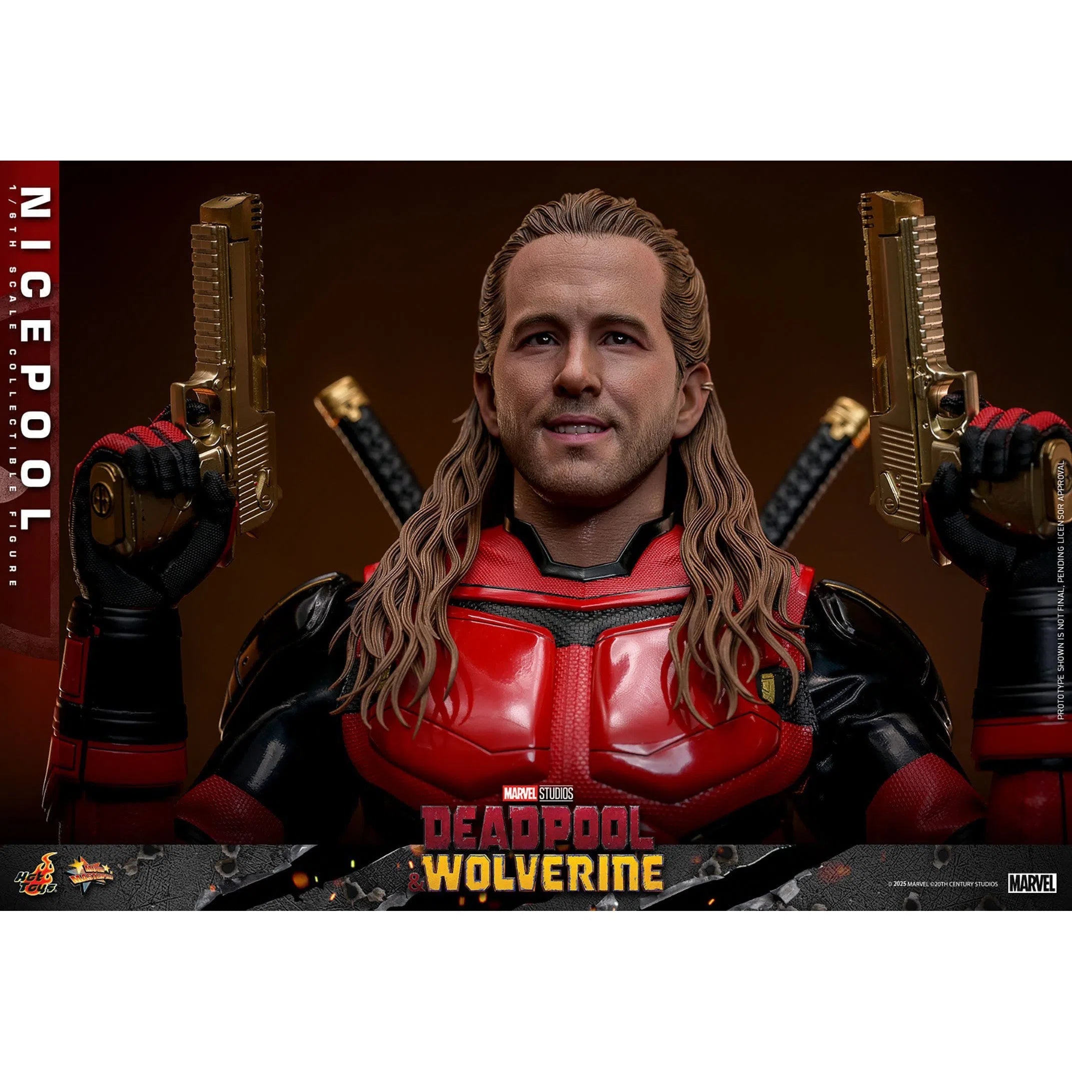 Deadpool & Wolverine:Nicepool: 1/6th Scale Action Figure: Hot Toys Hot Toys