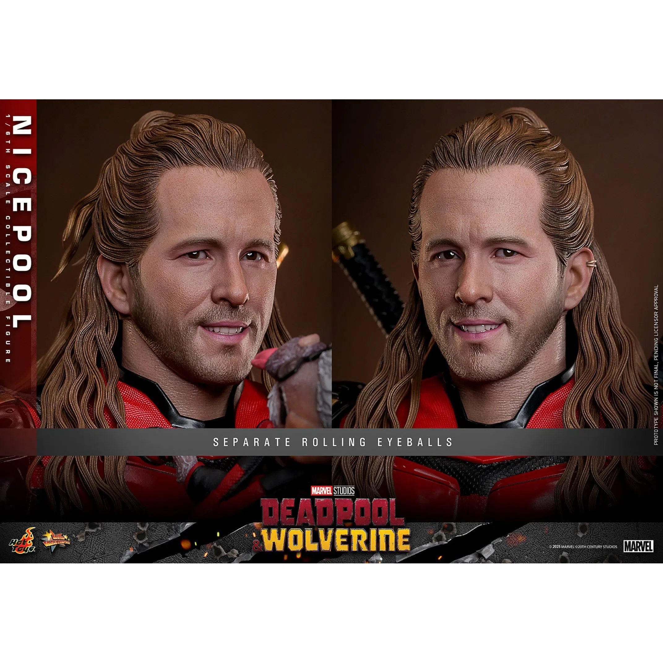 Deadpool & Wolverine:Nicepool: 1/6th Scale Action Figure: Hot Toys Hot Toys