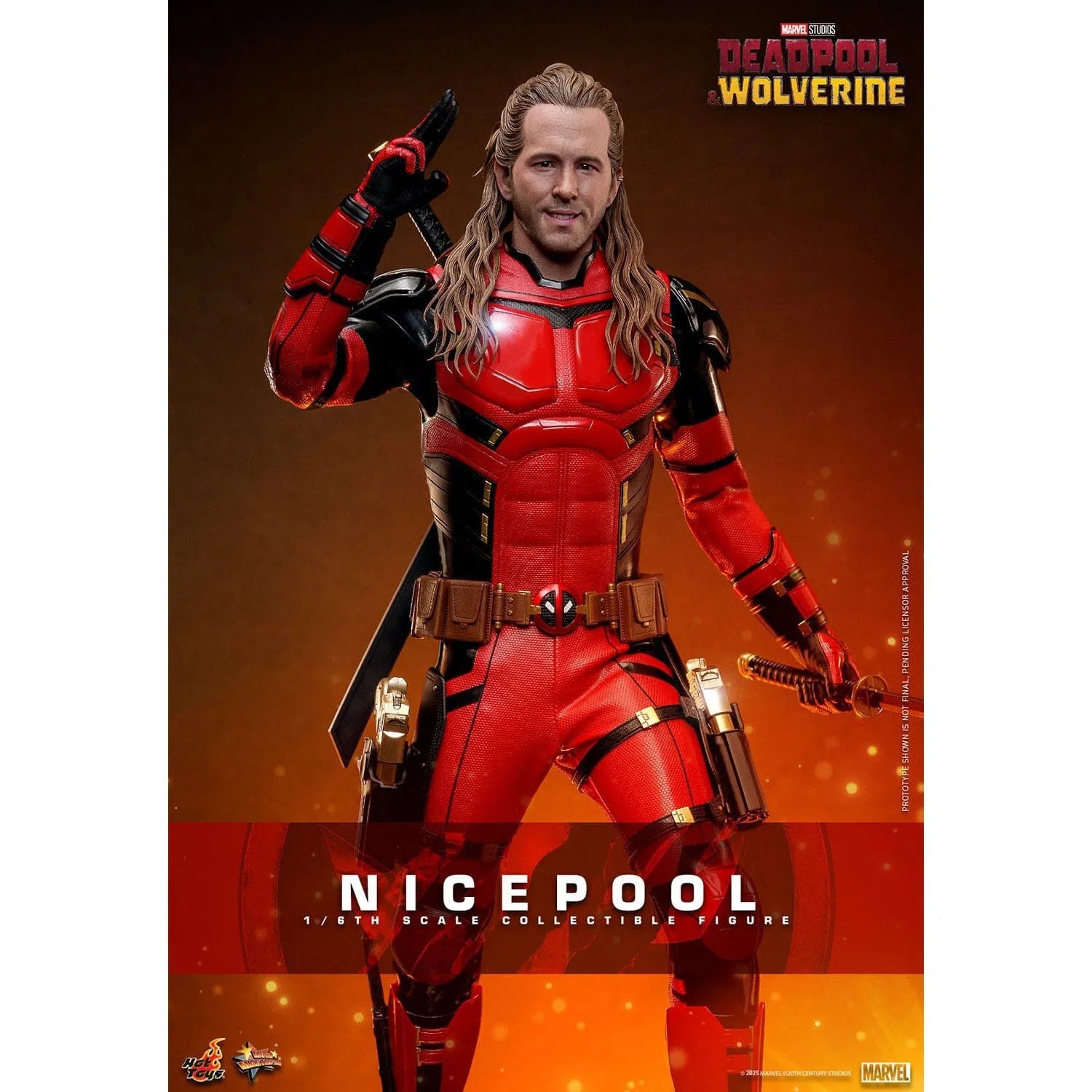 Deadpool & Wolverine:Nicepool: 1/6th Scale Action Figure: Hot Toys Hot Toys