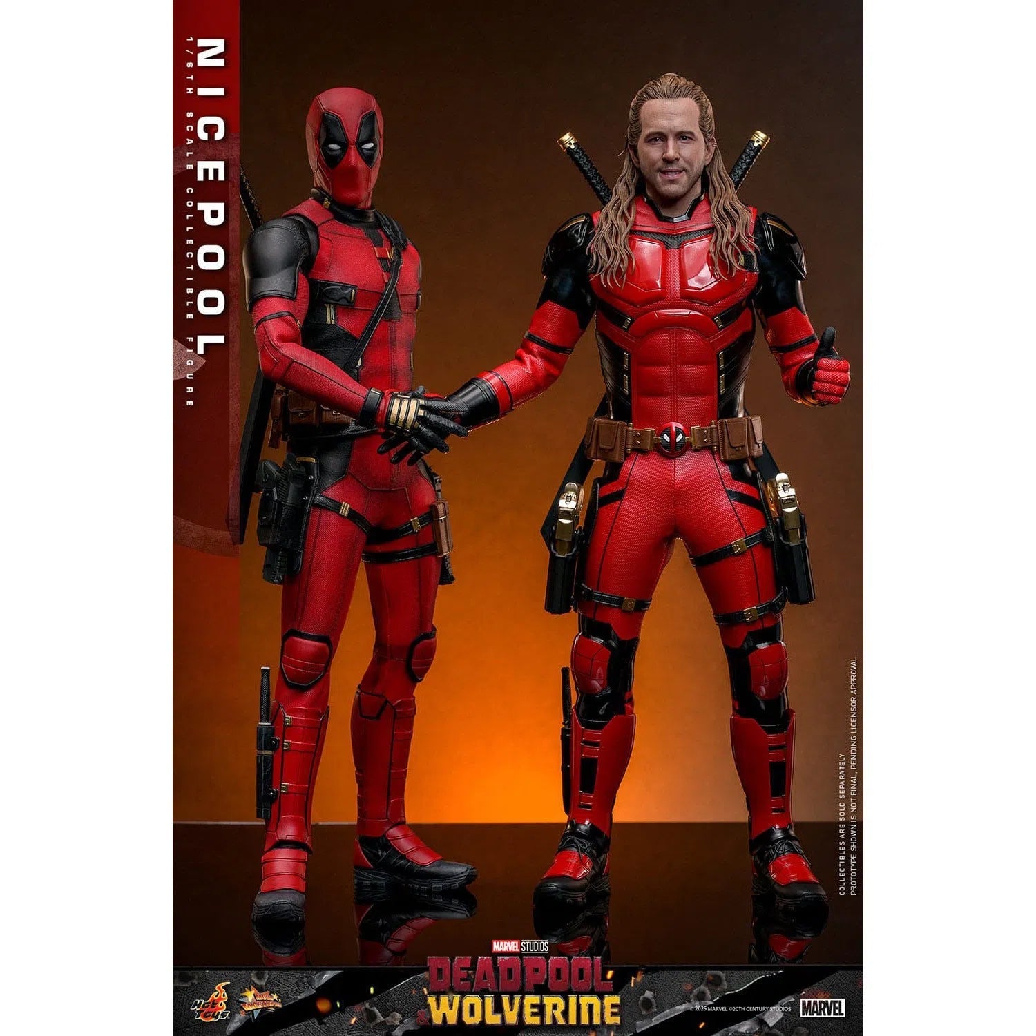 Deadpool & Wolverine:Nicepool: 1/6th Scale Action Figure: Hot Toys Hot Toys