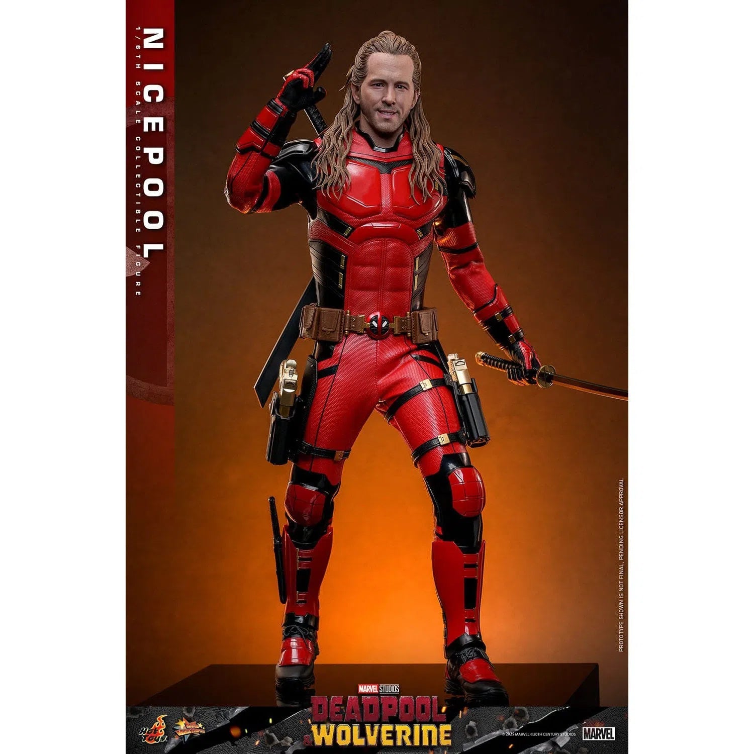 Deadpool & Wolverine:Nicepool: 1/6th Scale Action Figure: Hot Toys Hot Toys