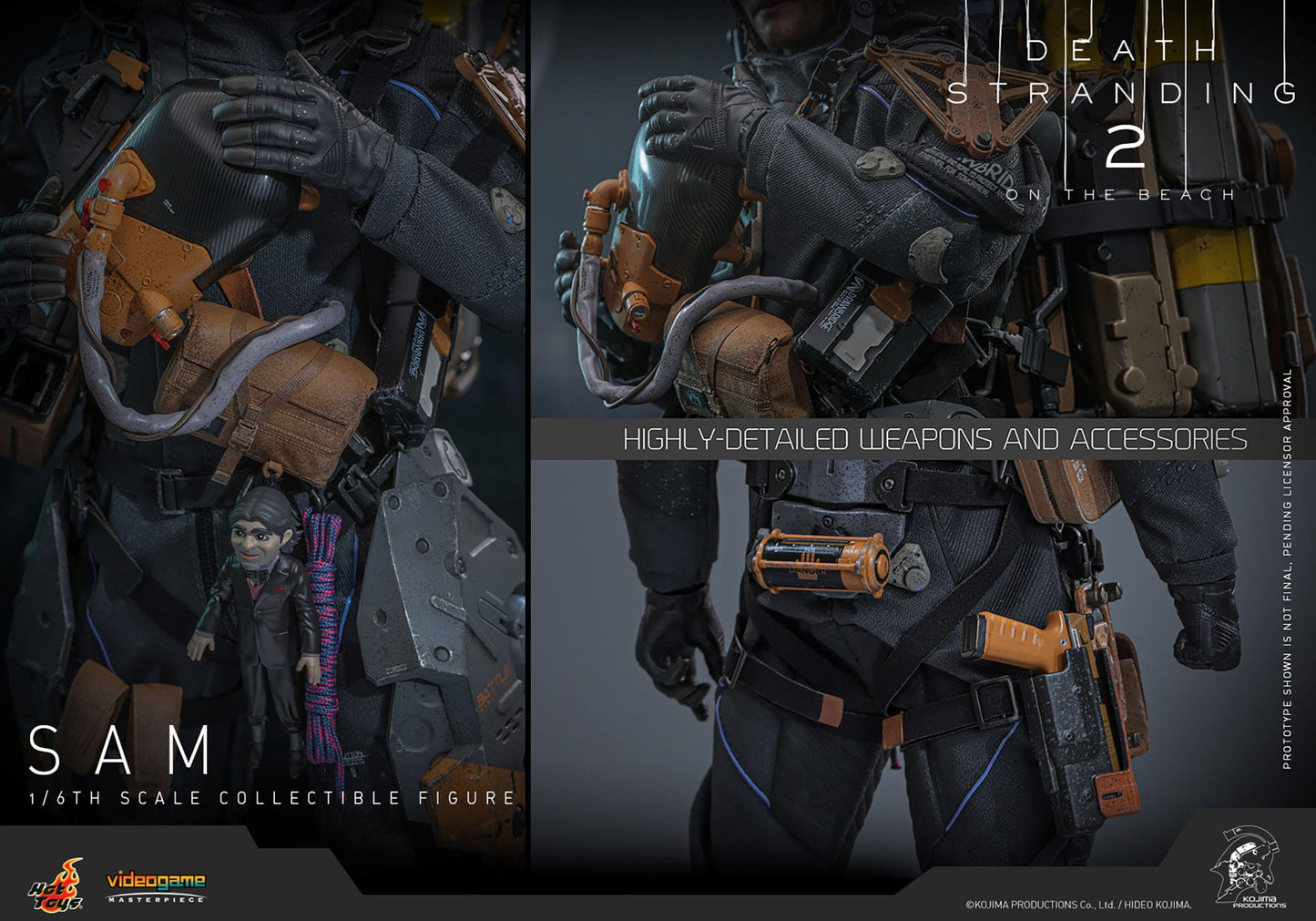 Death Stranding 2: On The Beach: Sam: 1/6th - Hot Toys Action Figures