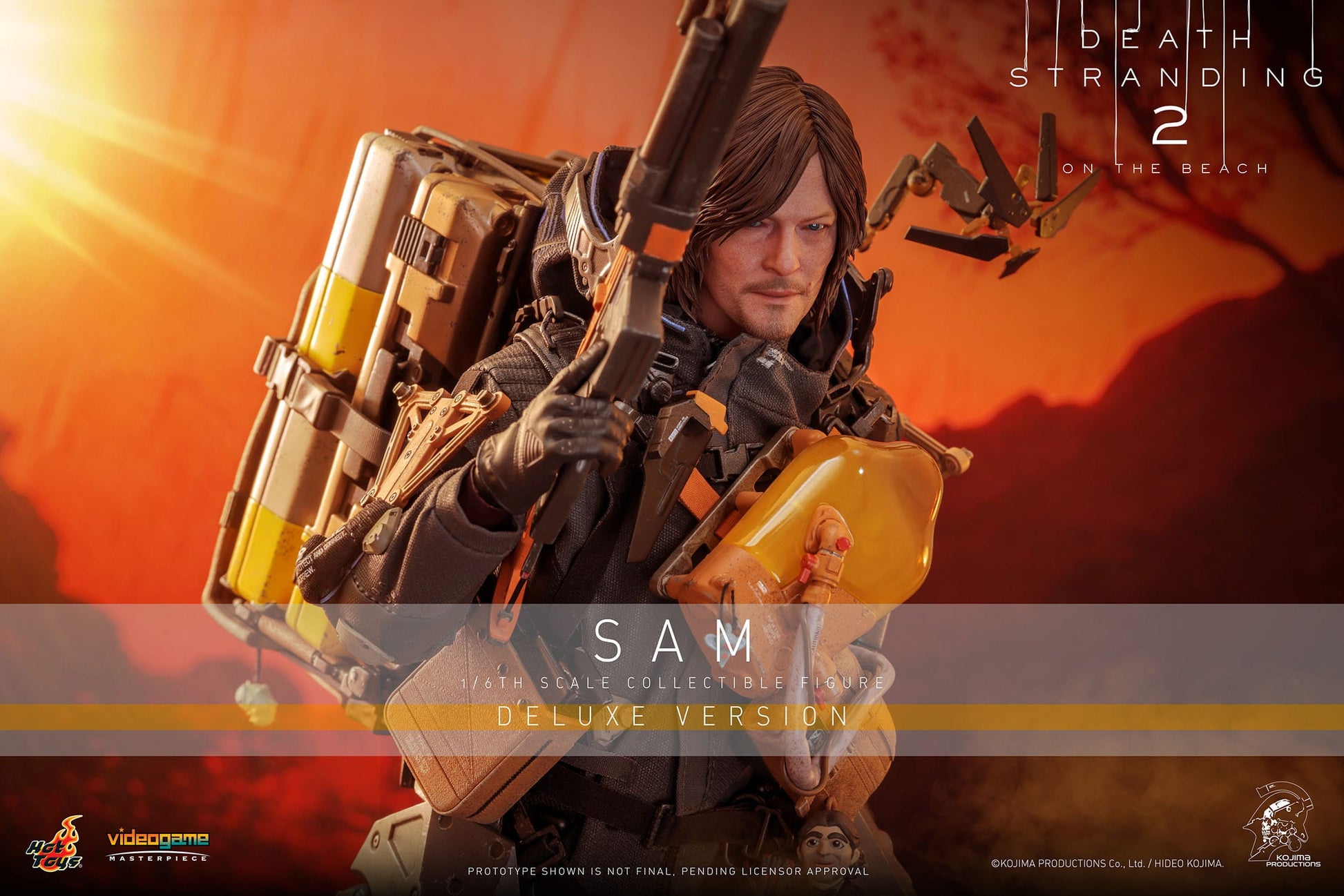 Death Stranding 2: On The Beach: Sam: Deluxe Version: 1/6th - Hot Toys Action Figures