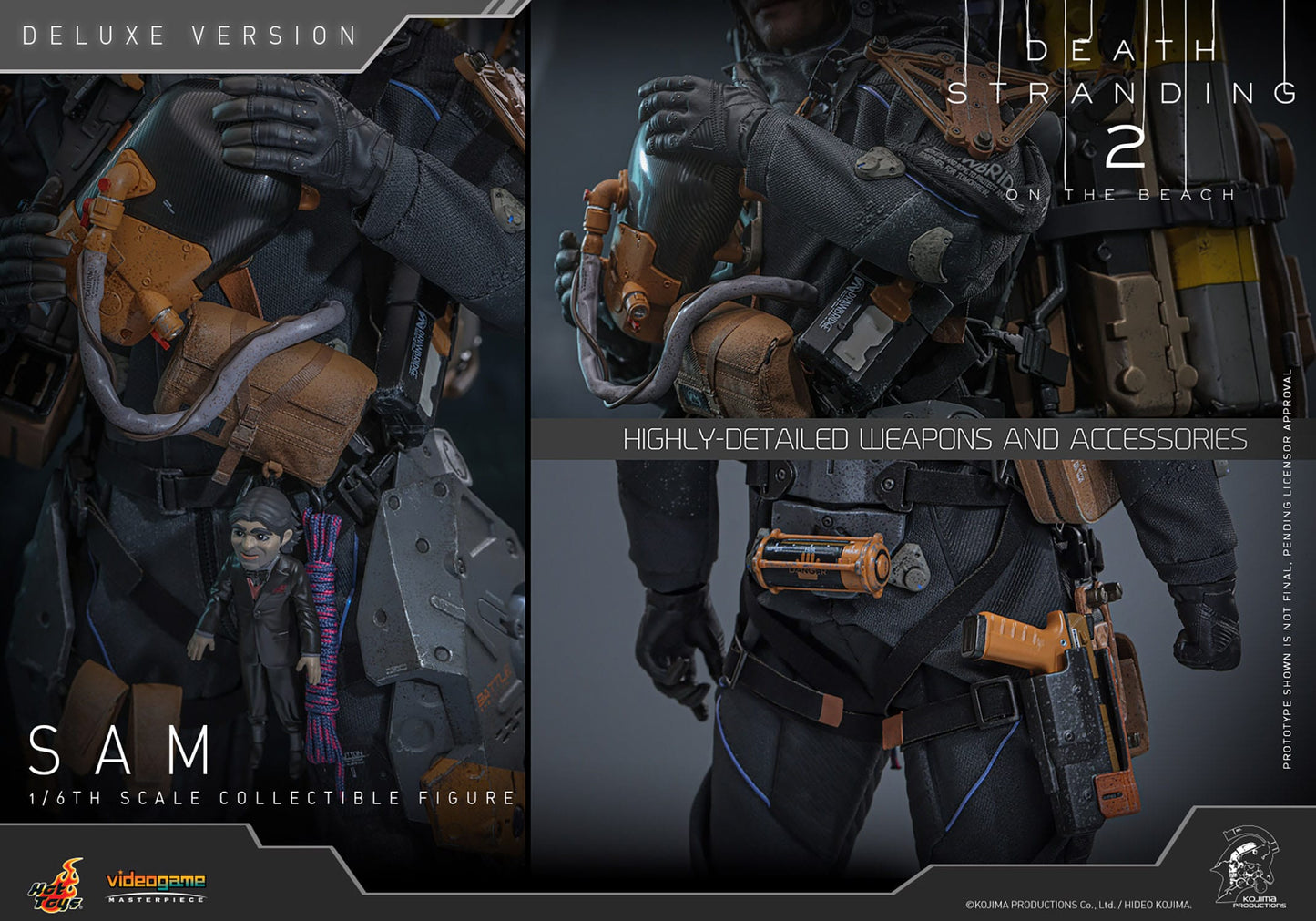 Death Stranding 2: On The Beach: Sam: Deluxe Version: 1/6th - Hot Toys Action Figures
