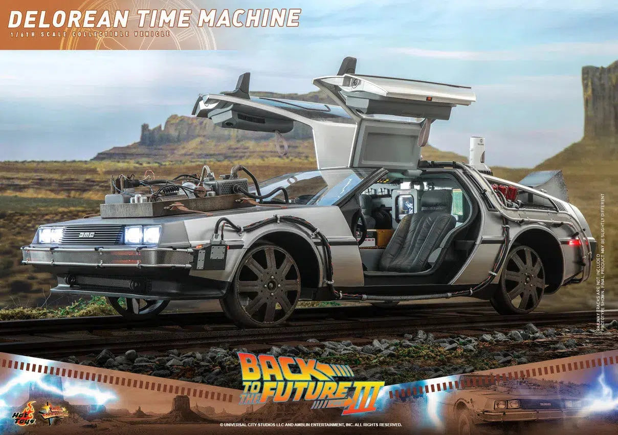 Delorean Time Machine: Back To The Future Part III: Hot Toys Hot Toys