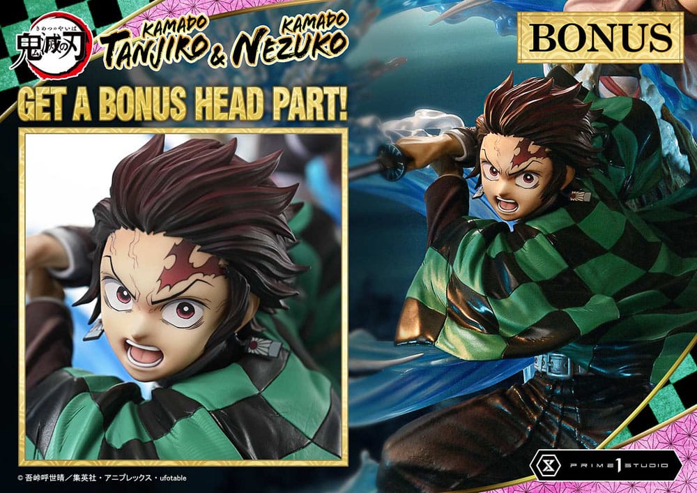 Demon Slayer: Kimetsu no Yaiba Concept Masterline Series Statue 1/6 Nezuko & Tanjiro Ultimate Bonus Ver. 56 cm - Prime 1 Studio Statues