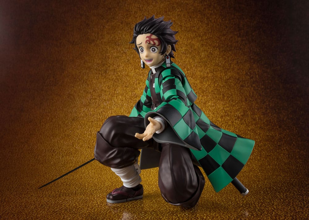 Demon Slayer: Kimetsu no Yaiba S.H.Figuarts Action Figure Tanjiro Kamado The Final Battle in the Infinity Castle 14 cm - Bandai Tamashii Nations Action Figures