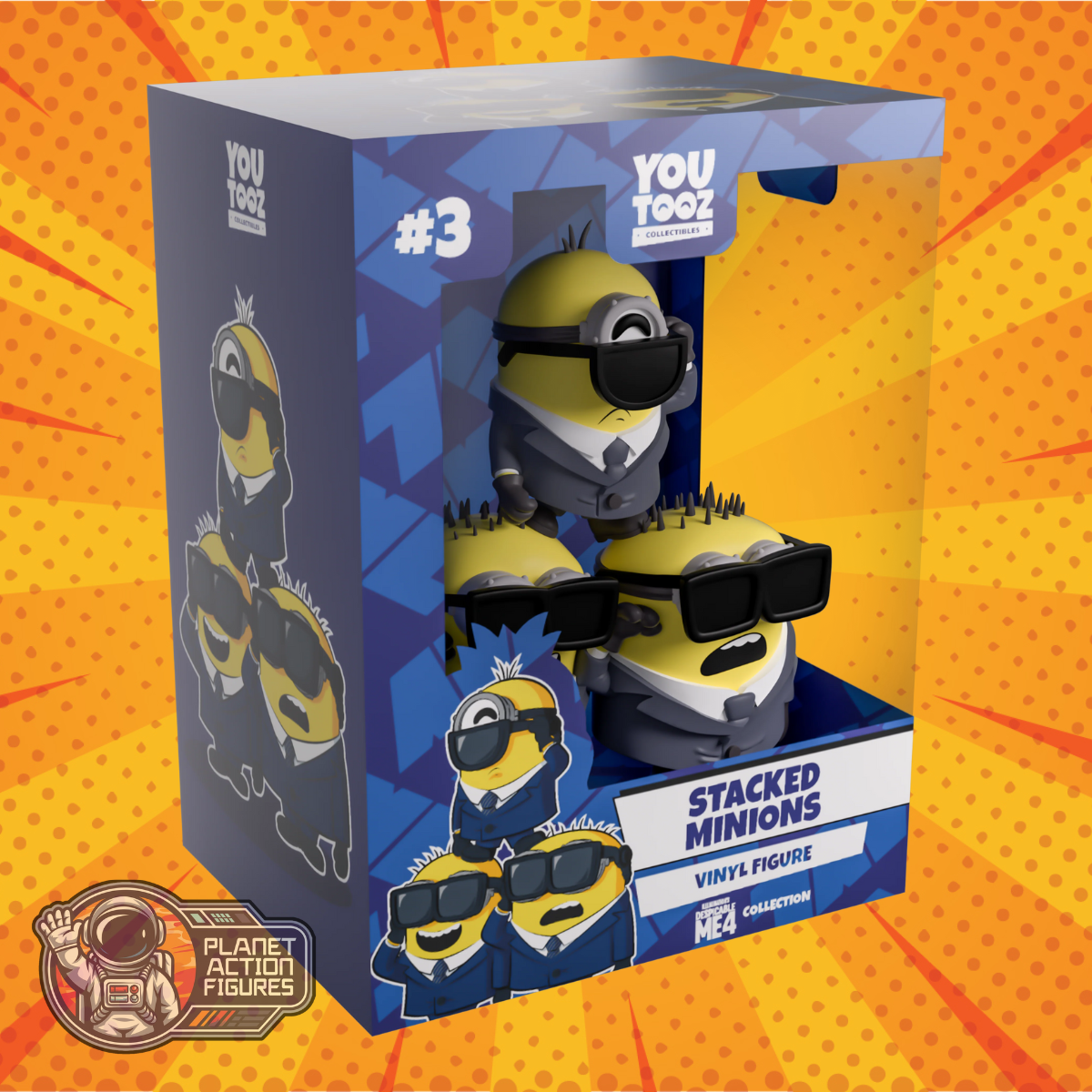 Despicable Me 4: Stacked Minions: Vinyl Figure: YouTooz: #3 YouTooz