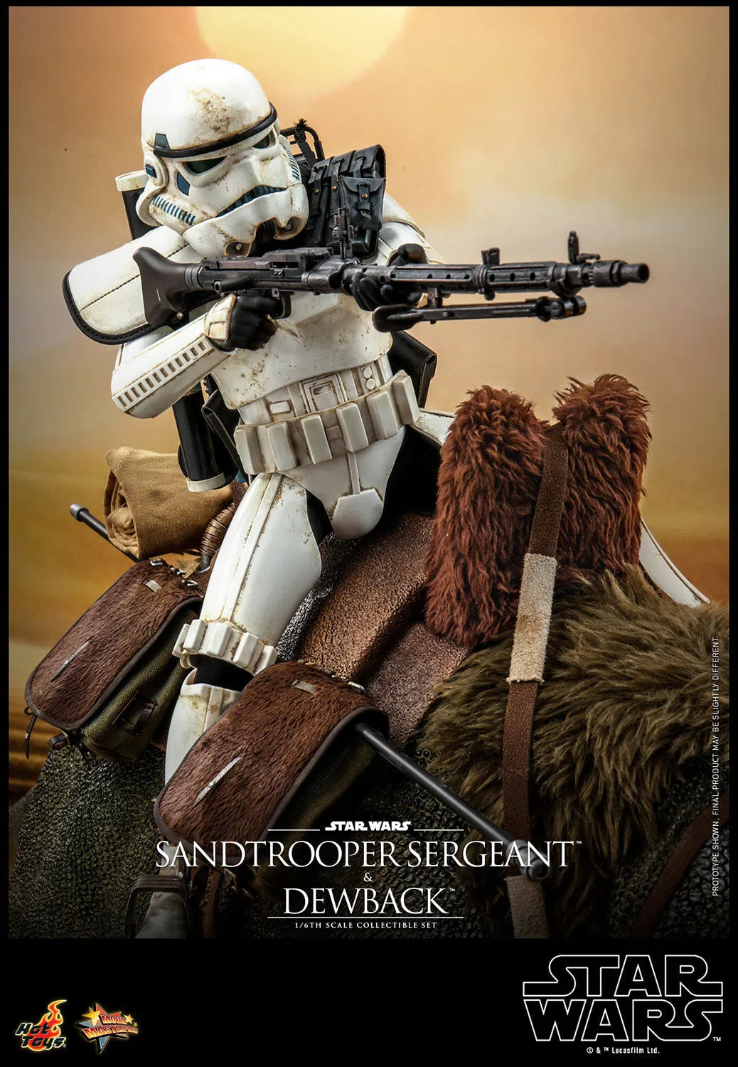 Dewback Deluxe & Sandtrooper Sergeant: Star Wars: A New Hope Hot Toys