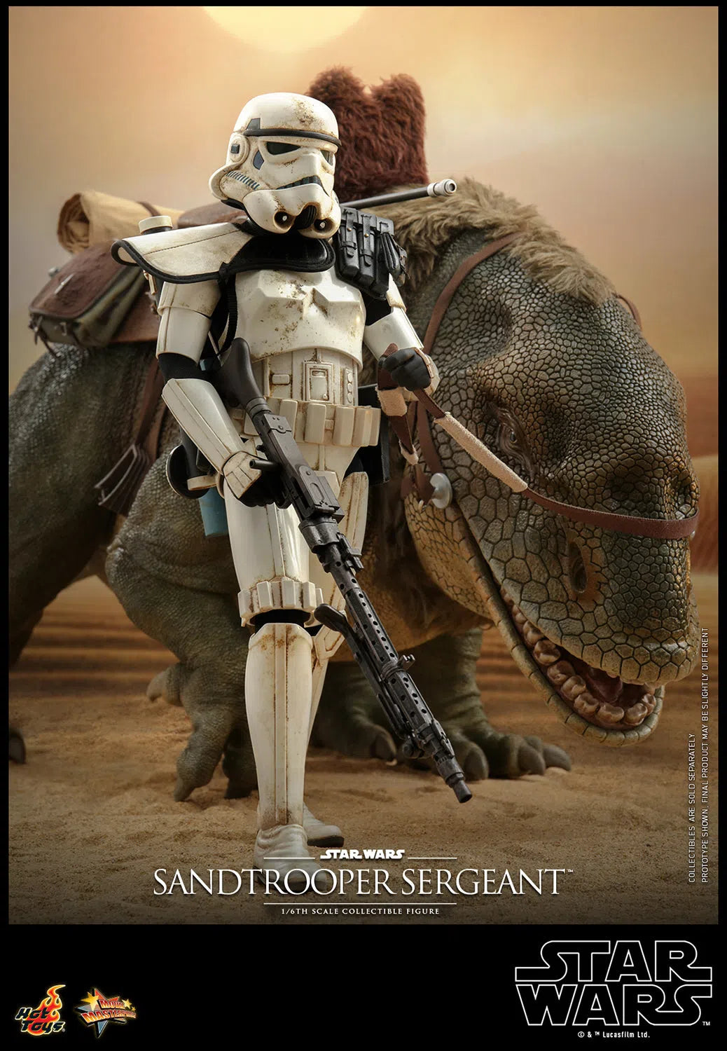 Dewback Deluxe & Sandtrooper Sergeant: Star Wars: A New Hope Hot Toys