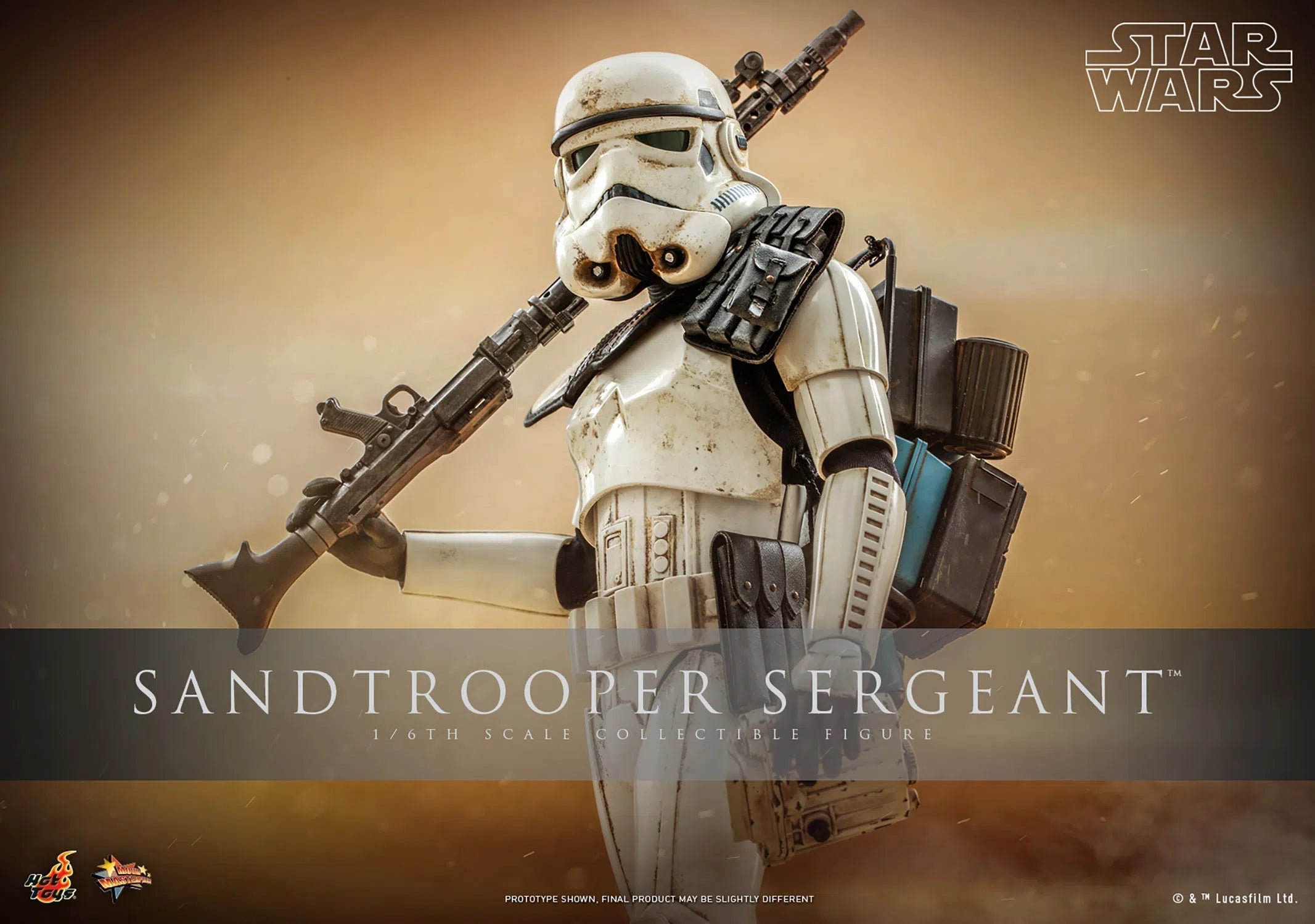 Dewback Deluxe & Sandtrooper Sergeant: Star Wars: A New Hope Hot Toys