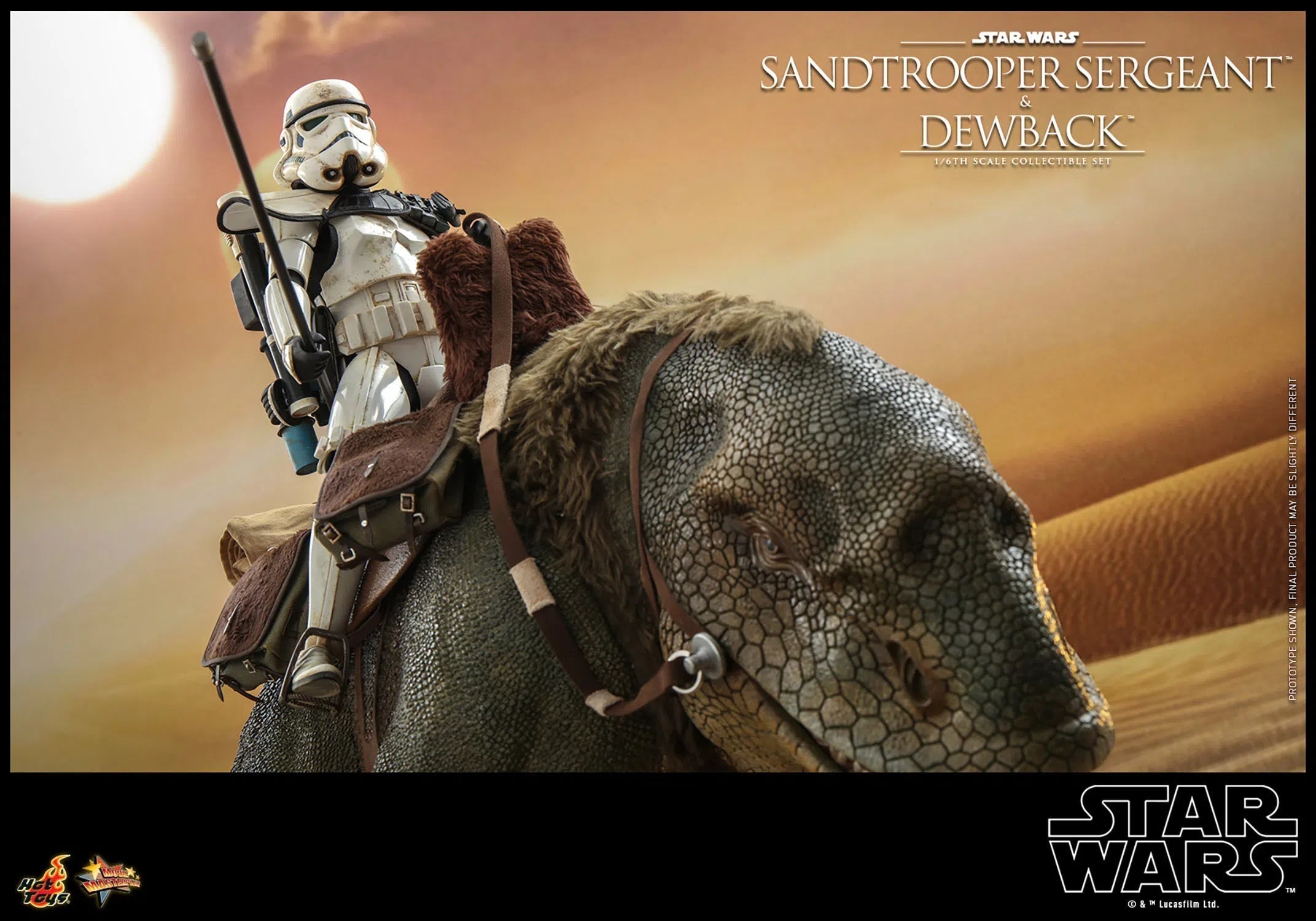 Dewback Deluxe & Sandtrooper Sergeant: Star Wars: A New Hope Hot Toys