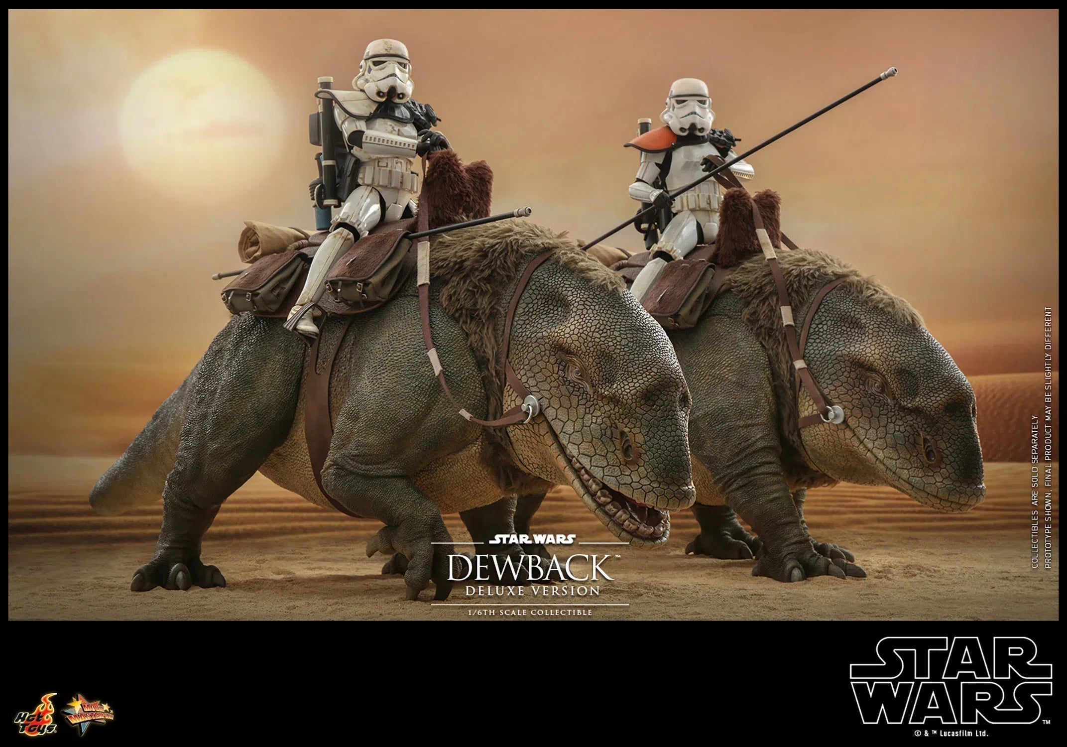 Dewback Deluxe & Sandtrooper Sergeant: Star Wars: A New Hope Hot Toys