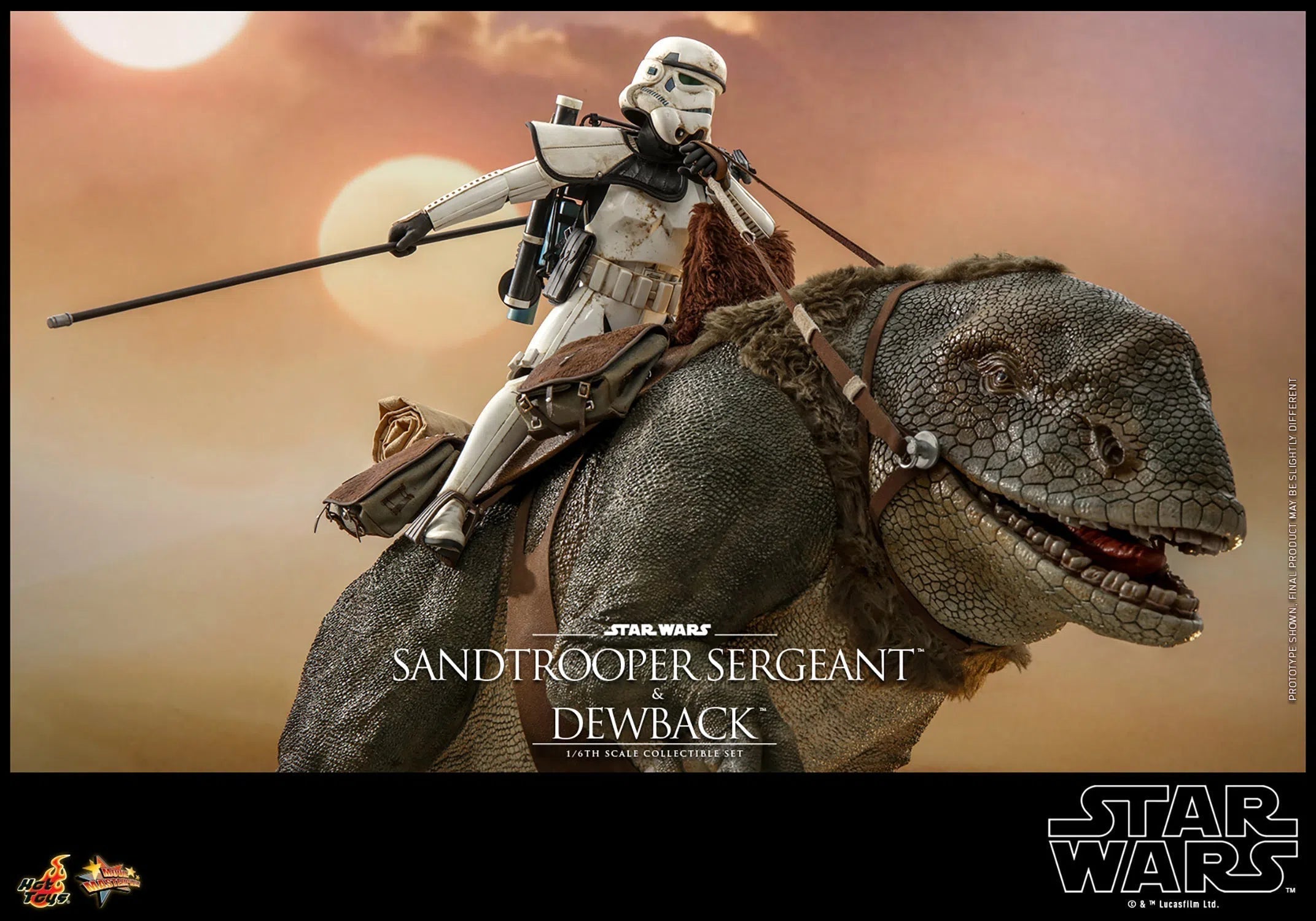 Dewback Deluxe & Sandtrooper Sergeant: Star Wars: A New Hope Hot Toys