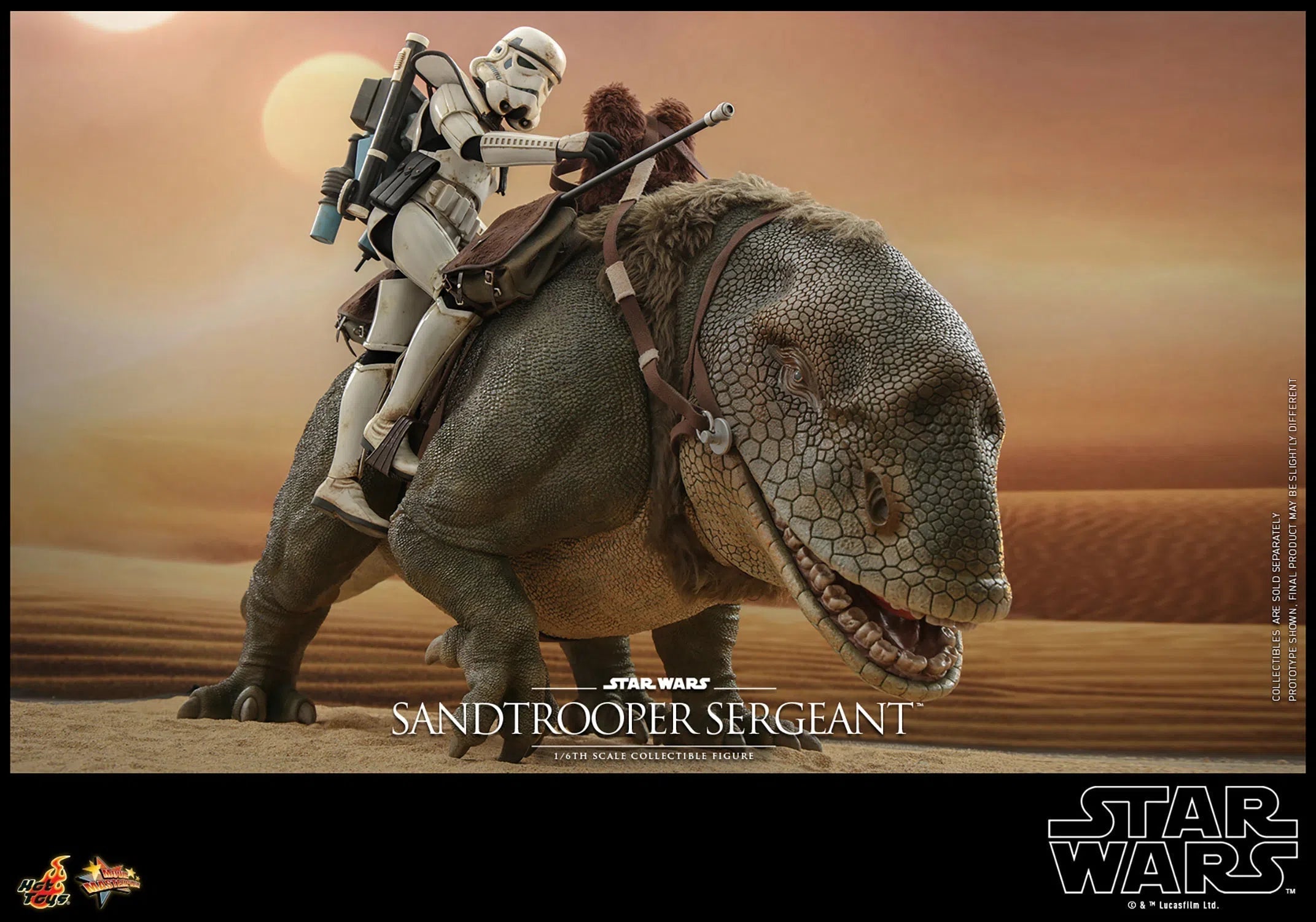 Dewback Deluxe & Sandtrooper Sergeant: Star Wars: A New Hope Hot Toys