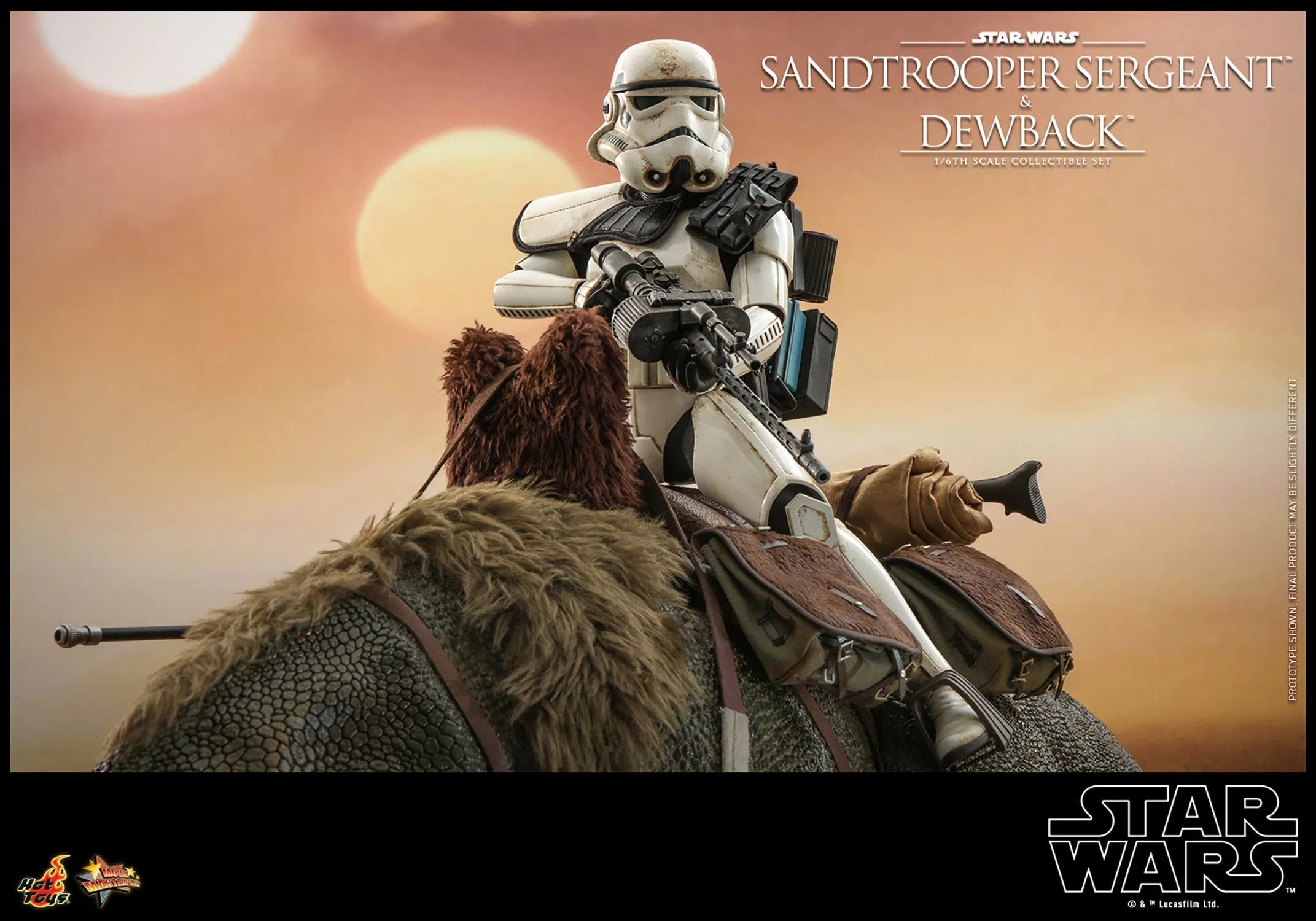 Dewback Deluxe & Sandtrooper Sergeant: Star Wars: A New Hope Hot Toys