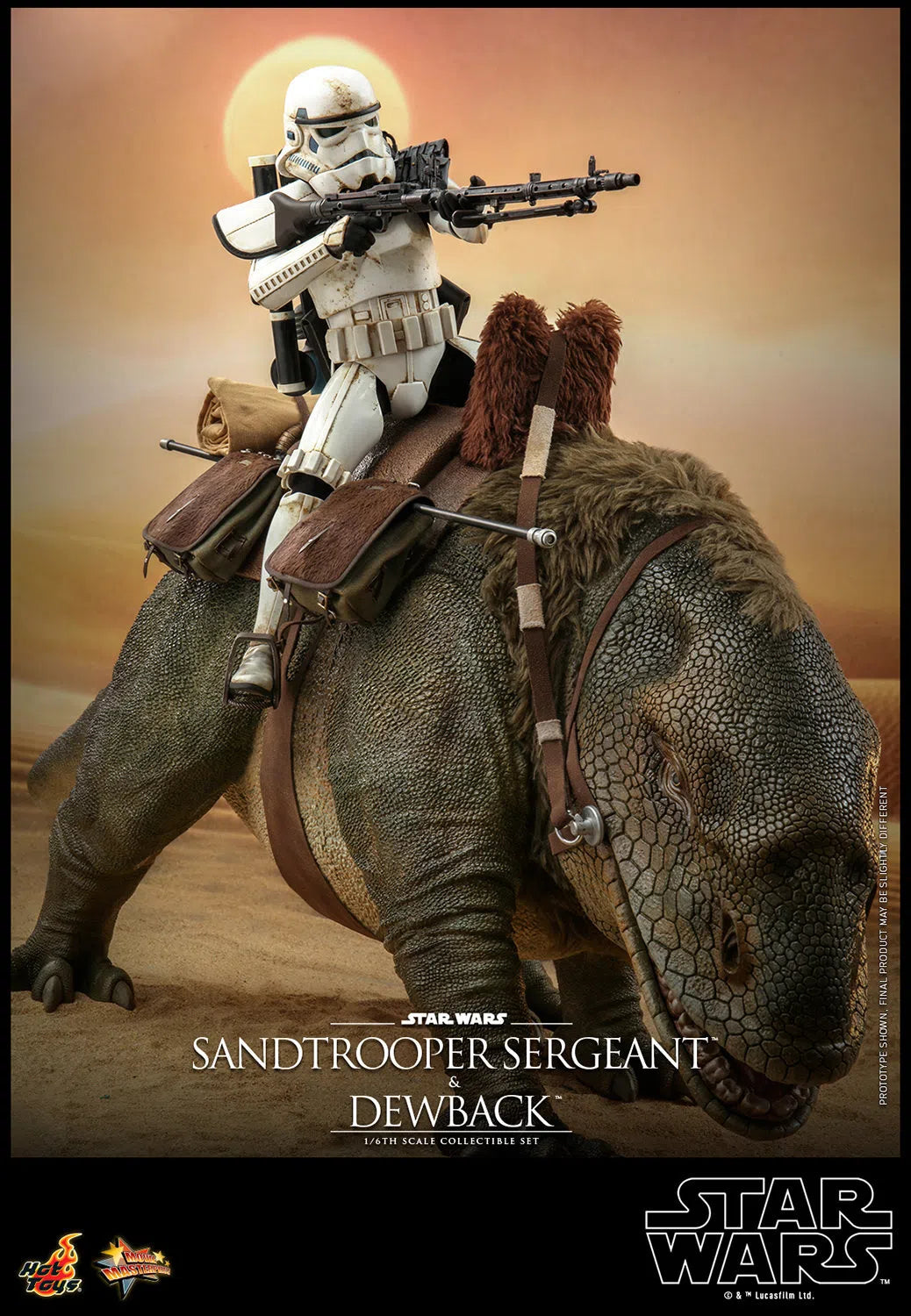 Dewback Deluxe & Sandtrooper Sergeant: Star Wars: A New Hope Hot Toys