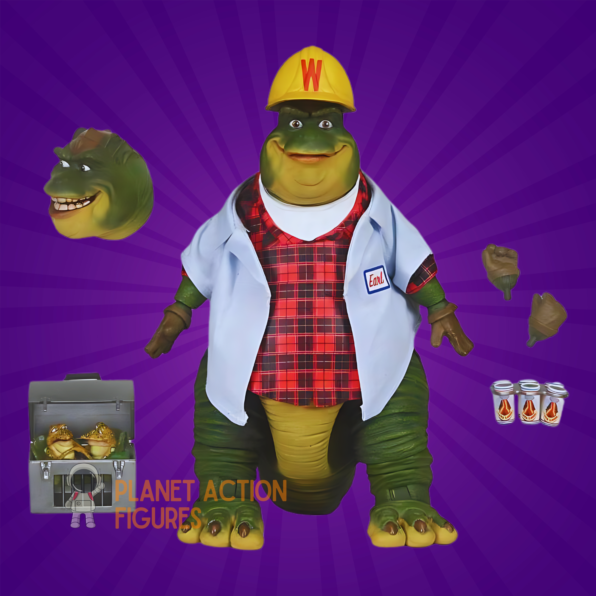 Dinosaurs: Earl Sinclair: (WESAYSO) Ultimate 7 Inch Figure Neca