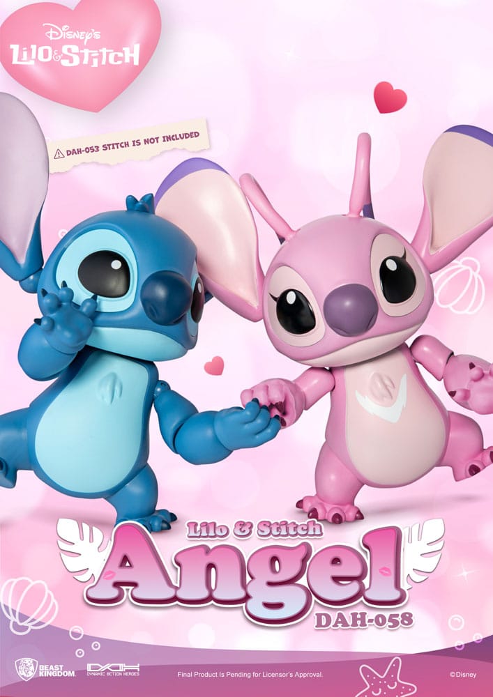 Disney: Angel (Lilo & Stitch): Dynamic 8ction Heroes Action Figure - Beast Kingdom Toys Action Figures