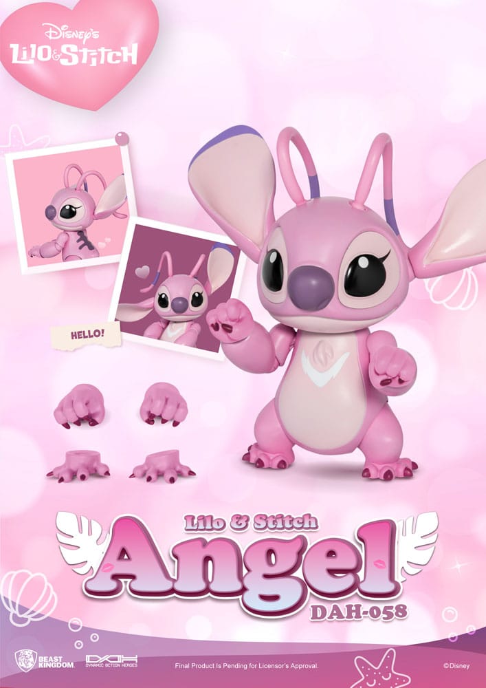 Disney: Angel (Lilo & Stitch): Dynamic 8ction Heroes Action Figure - Beast Kingdom Toys Action Figures