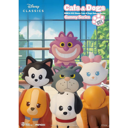Disney Cats & Dogs Mini Egg Attack Blind Box Figures Gummy Series 3 cm Assortment 24 - Beast Kingdom Toys Mini-figures, Blind Boxes