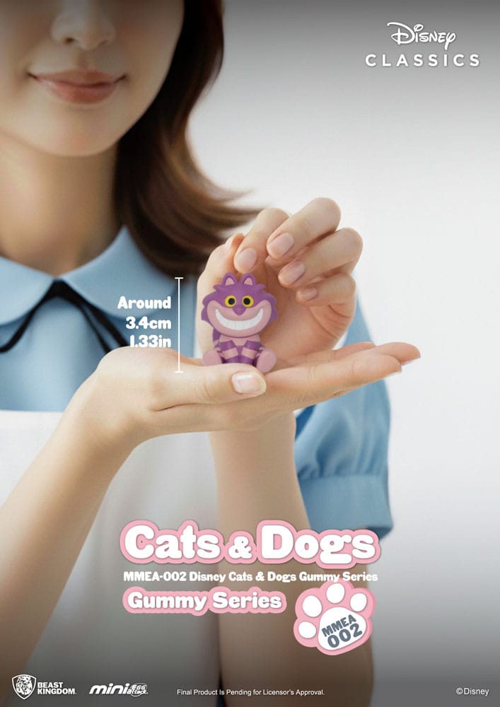Disney Cats & Dogs Mini Egg Attack Blind Box Figures Gummy Series 3 cm Assortment 24 - Beast Kingdom Toys Mini-figures, Blind Boxes