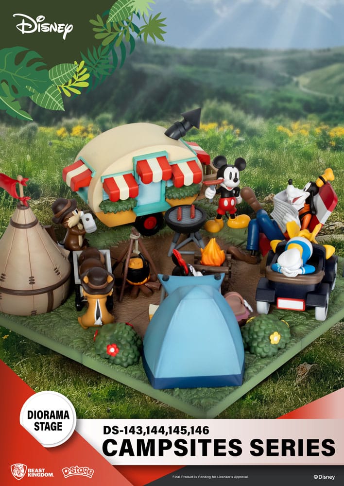 Disney: Chip & Dale Campsite: D-Stage Diorama - Beast Kingdom Toys Diorama