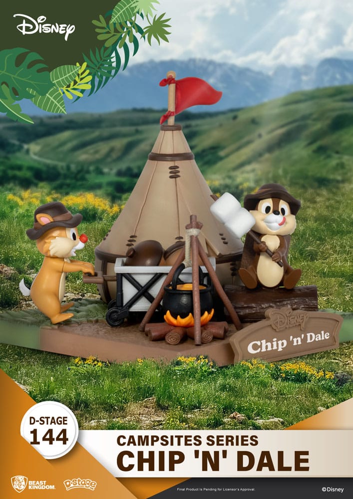 Disney: Chip & Dale Campsite: D-Stage Diorama - Beast Kingdom Toys Diorama