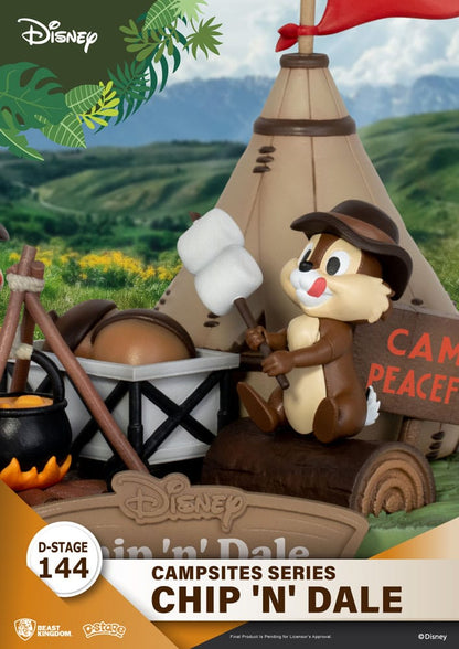 Disney: Chip & Dale Campsite: D-Stage Diorama - Beast Kingdom Toys Diorama