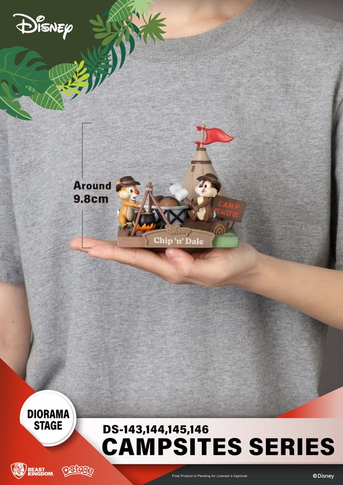 Disney: Chip & Dale Campsite: D-Stage Diorama - Beast Kingdom Toys Diorama