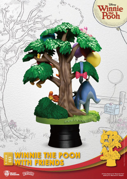 Disney D-Stage PVC Diorama Winnie The Pooh With Friends 16 cm - Beast Kingdom Toys Dioramas