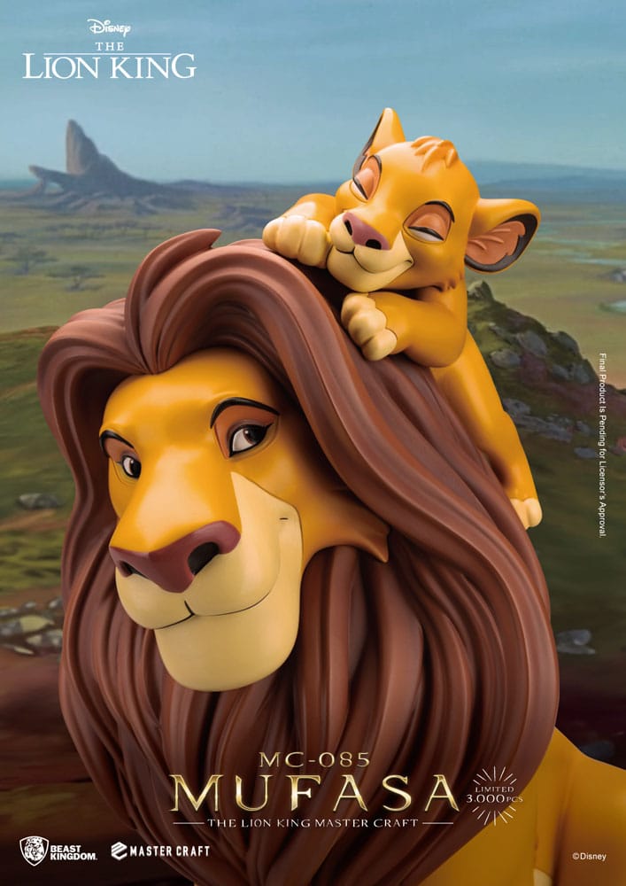Disney: The Lion King: Mufasa: Master Craft Statue - Beast Kingdom Toys Statue