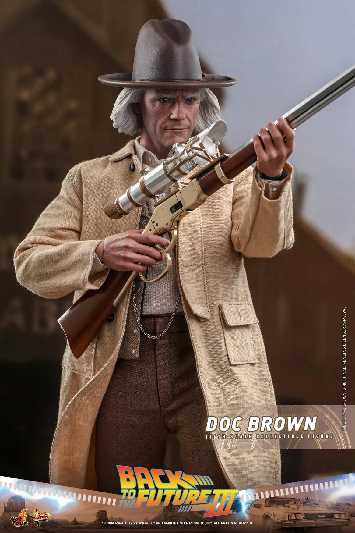 Doc Brown: Back To The Future Part III: MMS617 Hot Toys