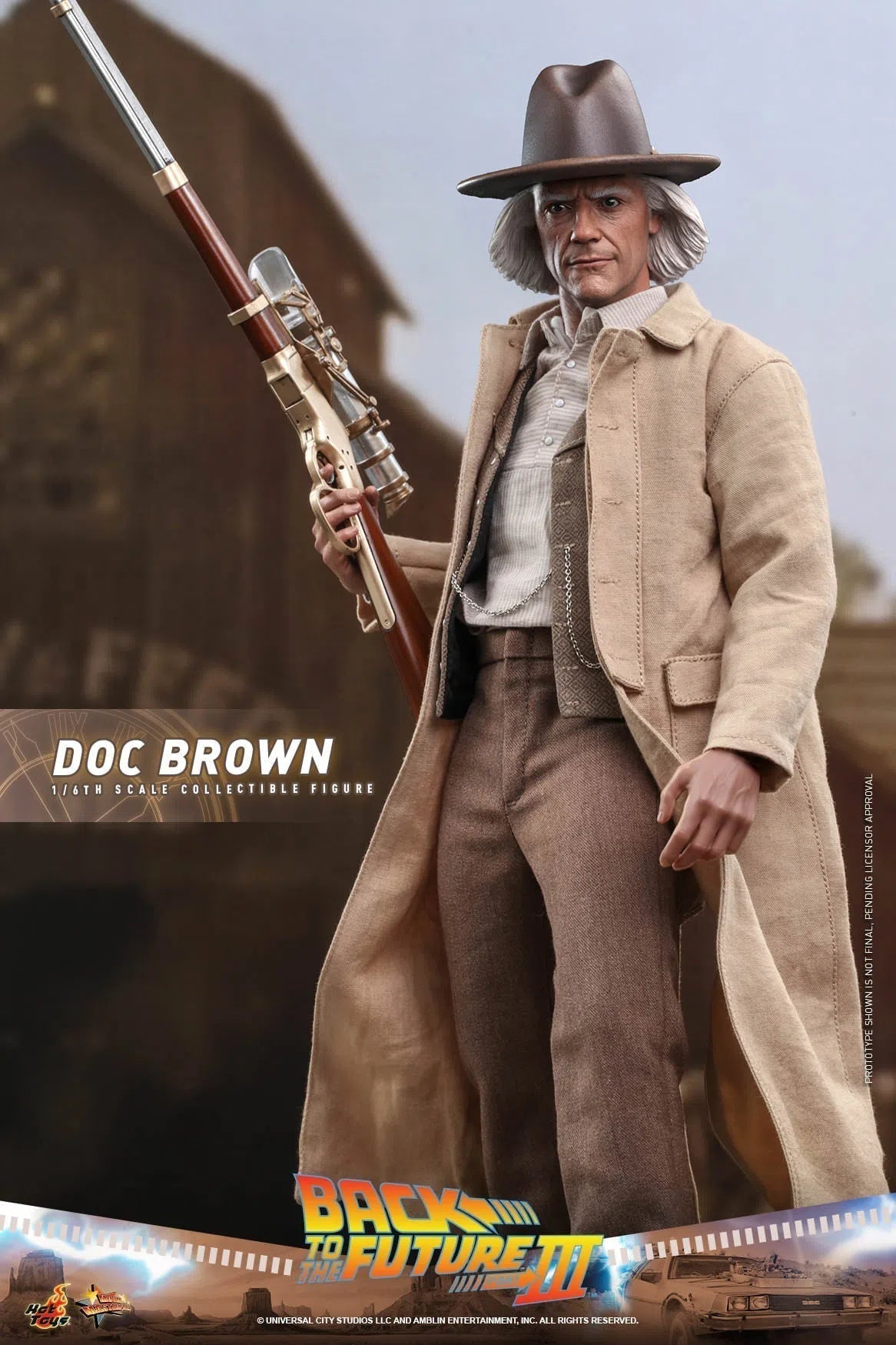 Doc Brown: Back To The Future Part III: MMS617 Hot Toys