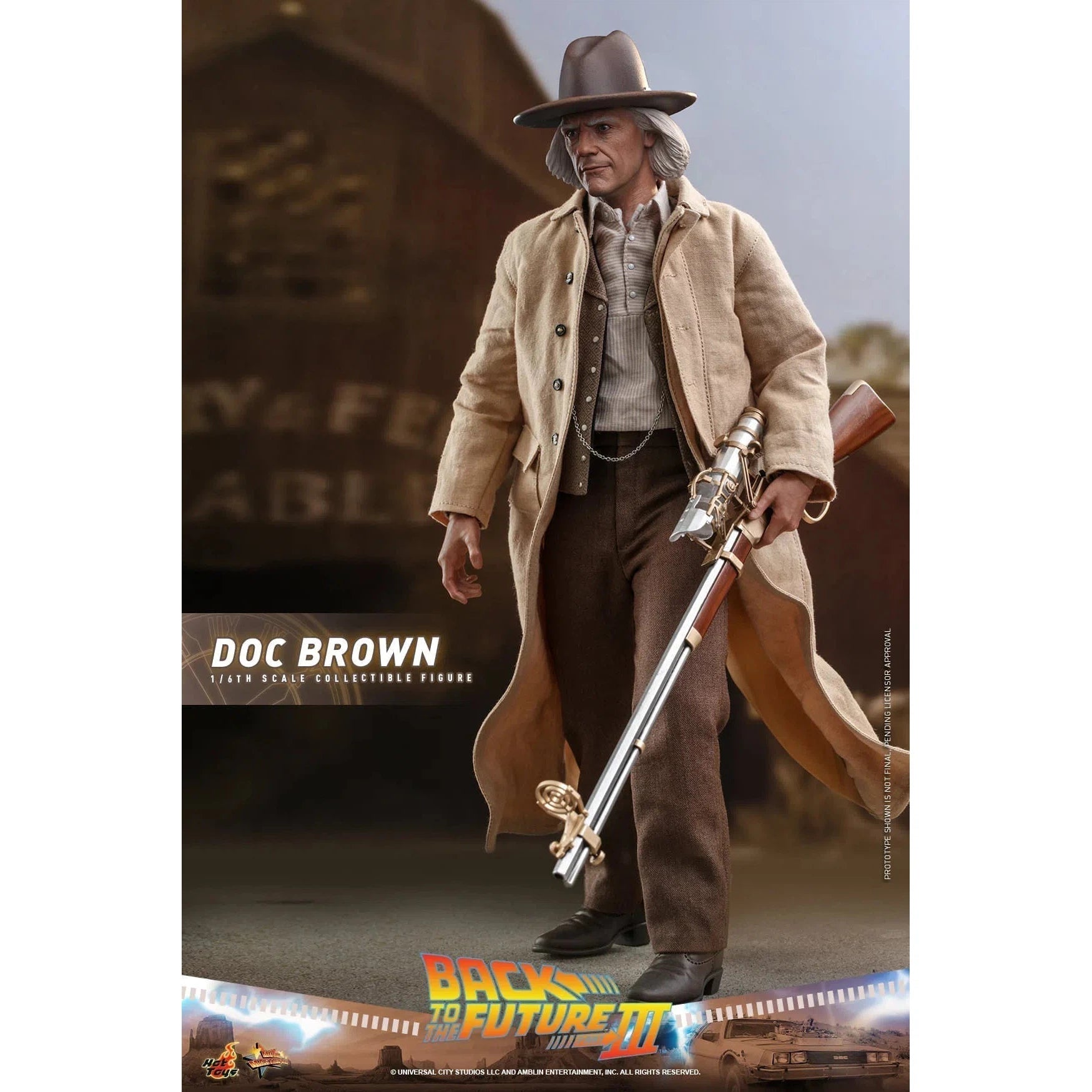 Doc Brown: Back To The Future Part III: MMS617 Hot Toys