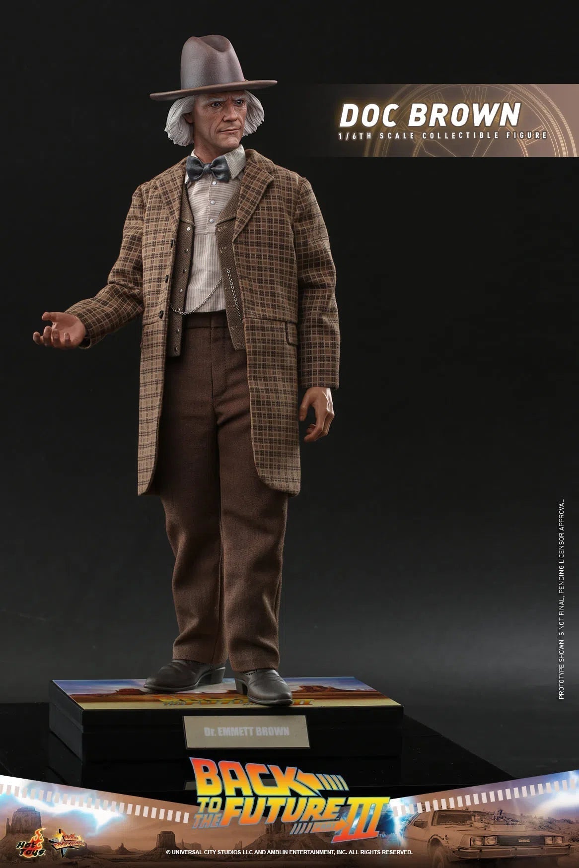 Doc Brown: Back To The Future Part III: MMS617 Hot Toys