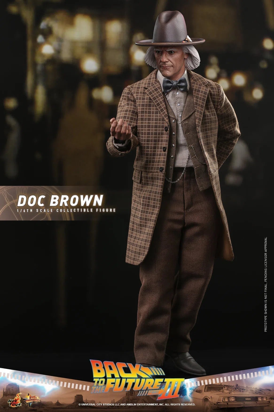 Doc Brown: Back To The Future Part III: MMS617 Hot Toys