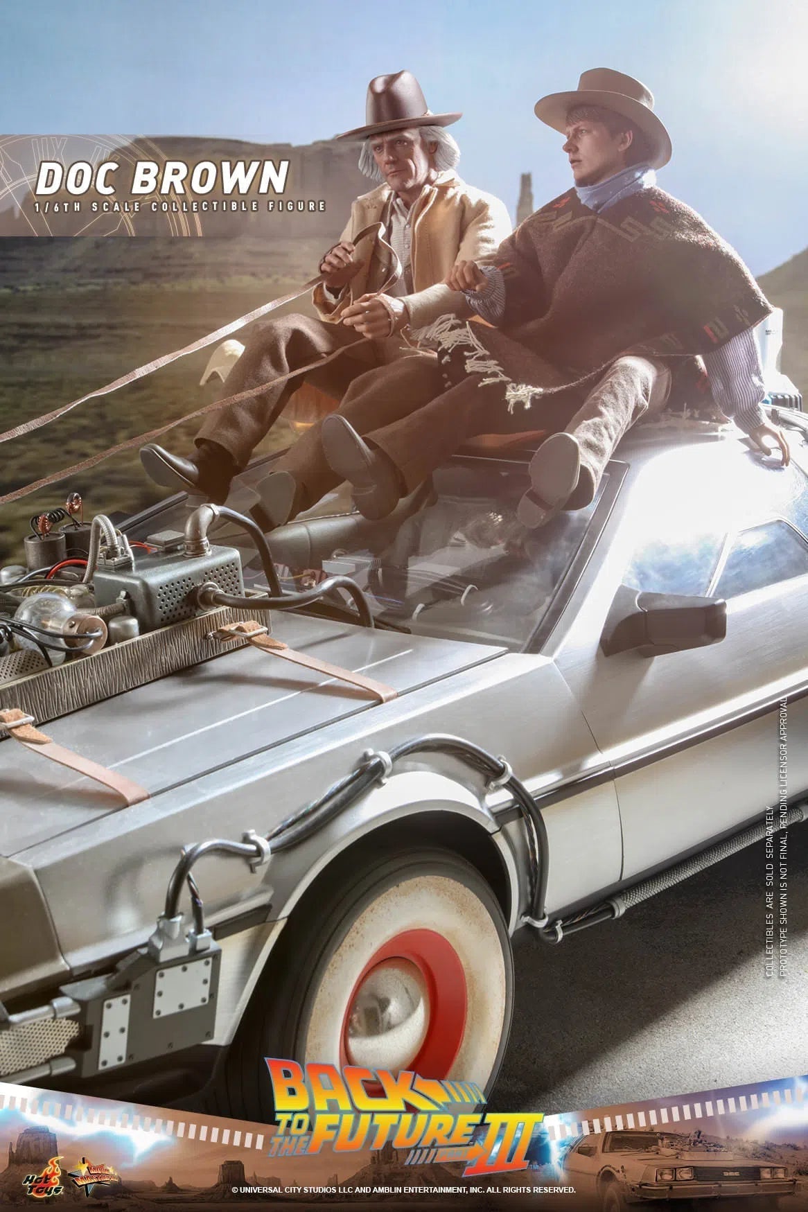 Doc Brown: Back To The Future Part III: MMS617 Hot Toys