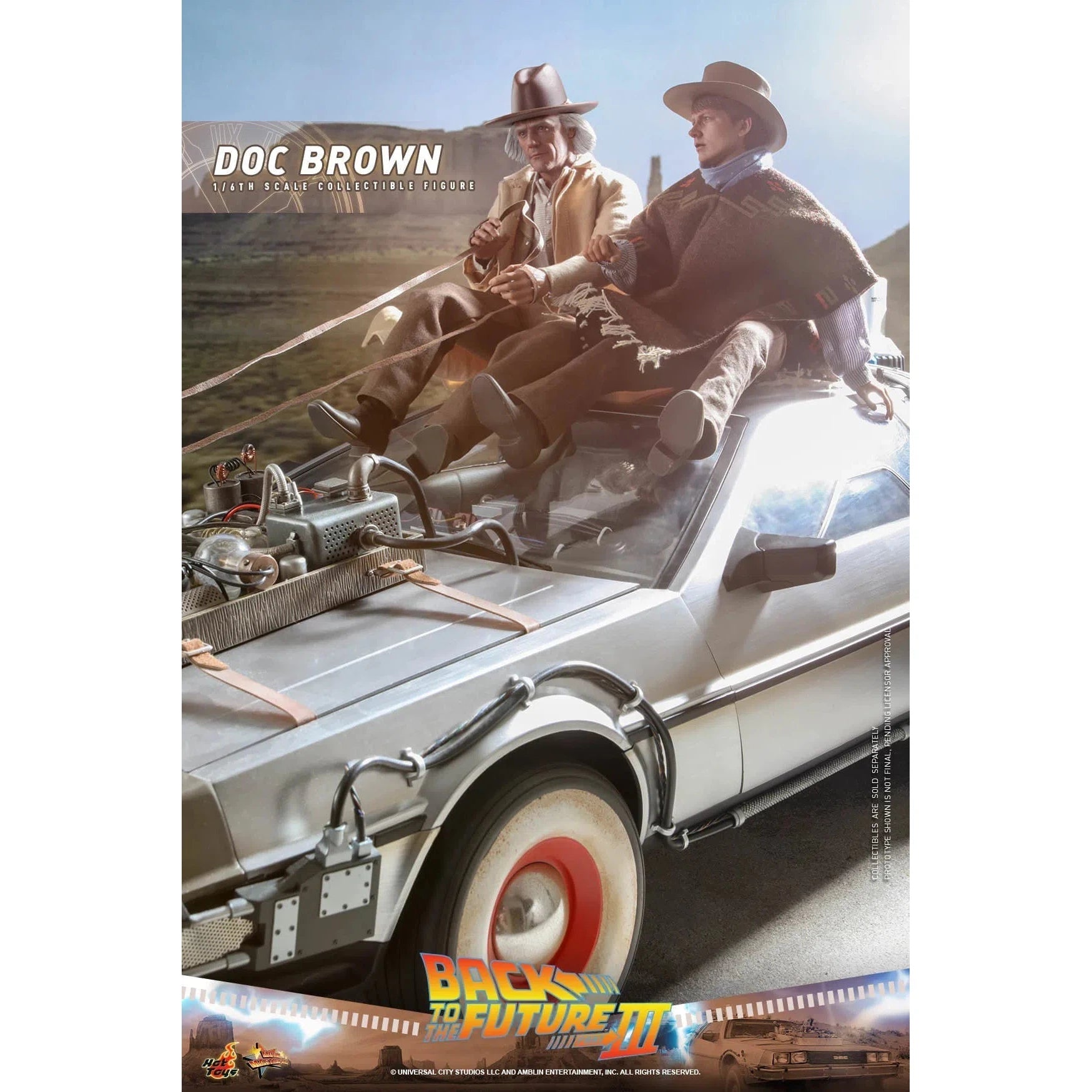 Doc Brown: Back To The Future Part III: MMS617 Hot Toys