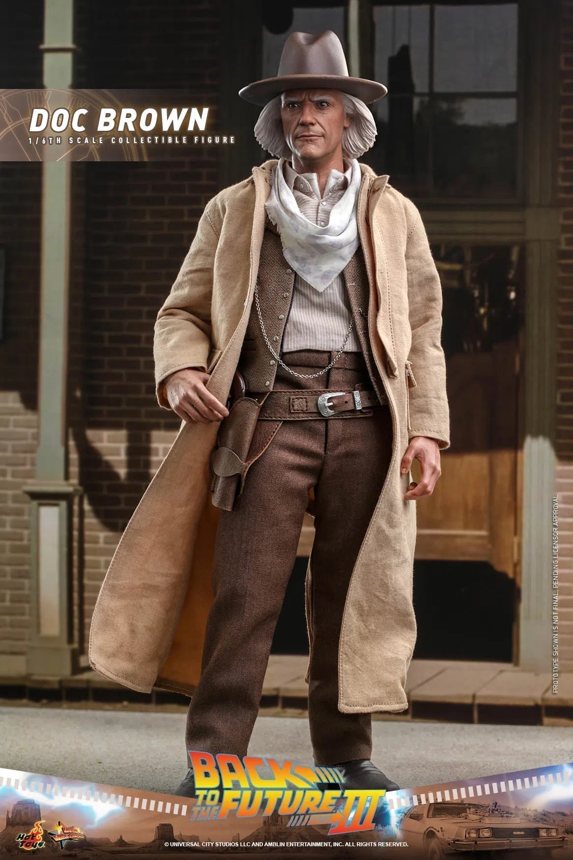 Doc Brown: Back To The Future Part III: MMS617 Hot Toys