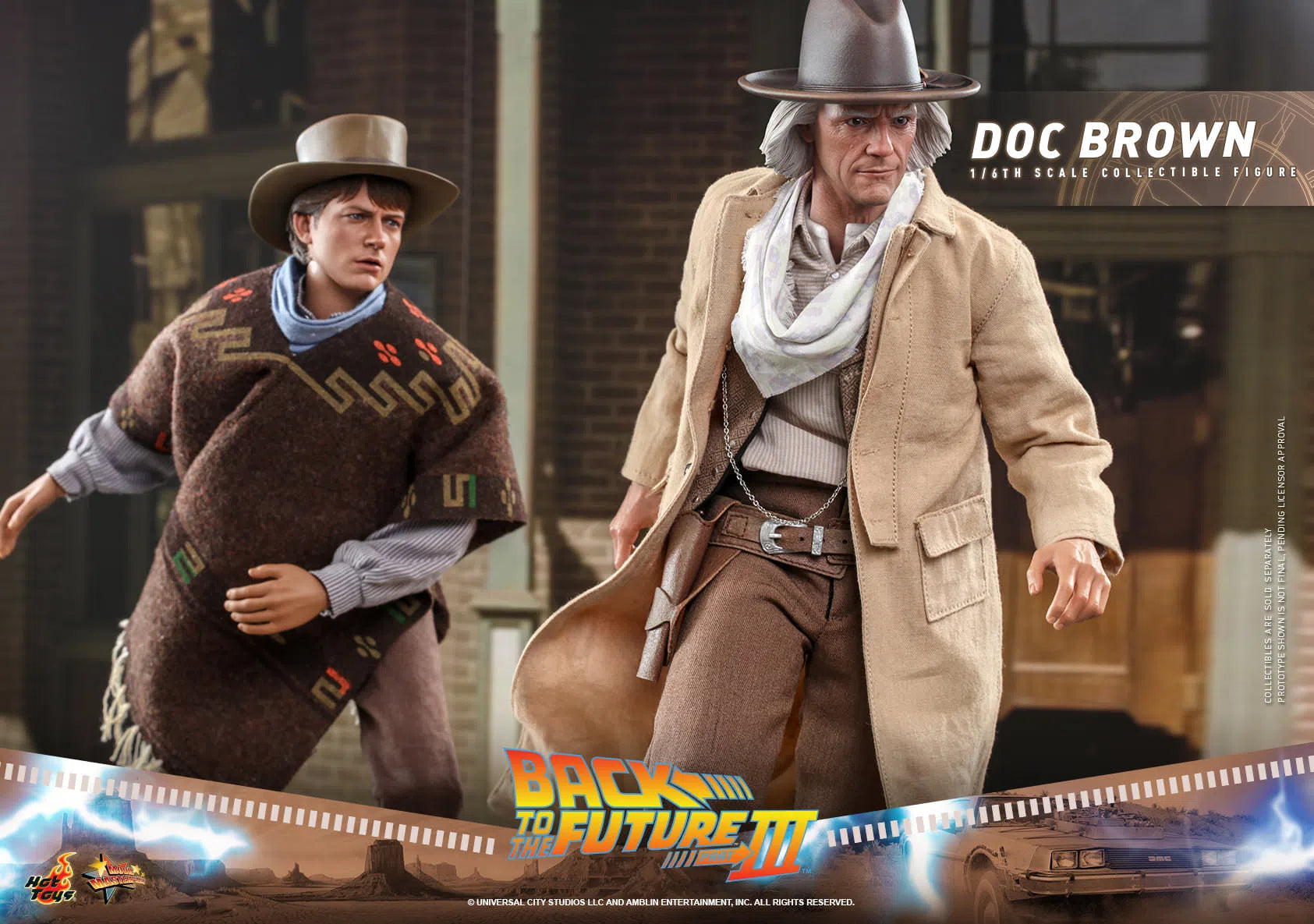 Doc Brown: Back To The Future Part III: MMS617 Hot Toys