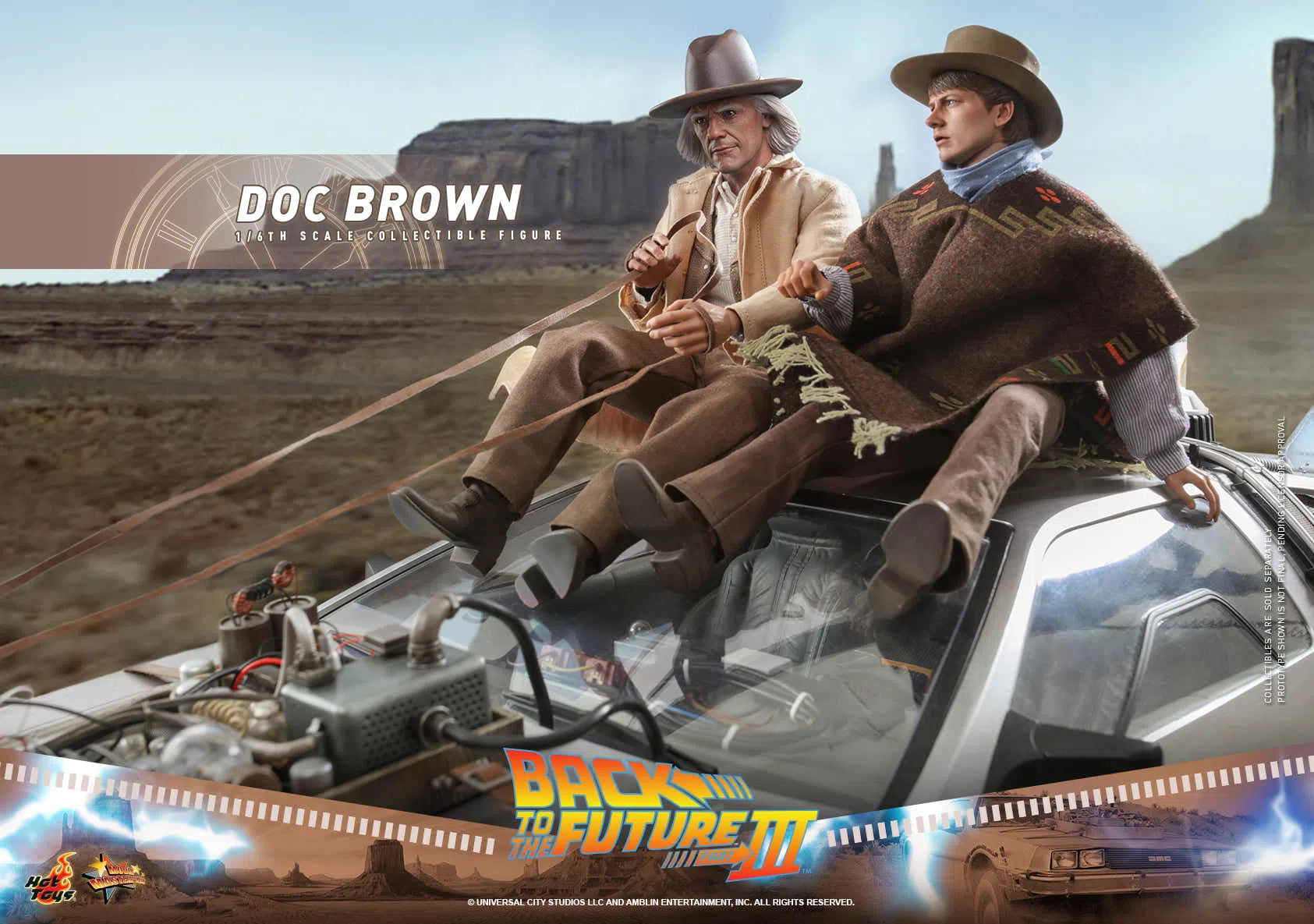 Doc Brown: Back To The Future Part III: MMS617 Hot Toys