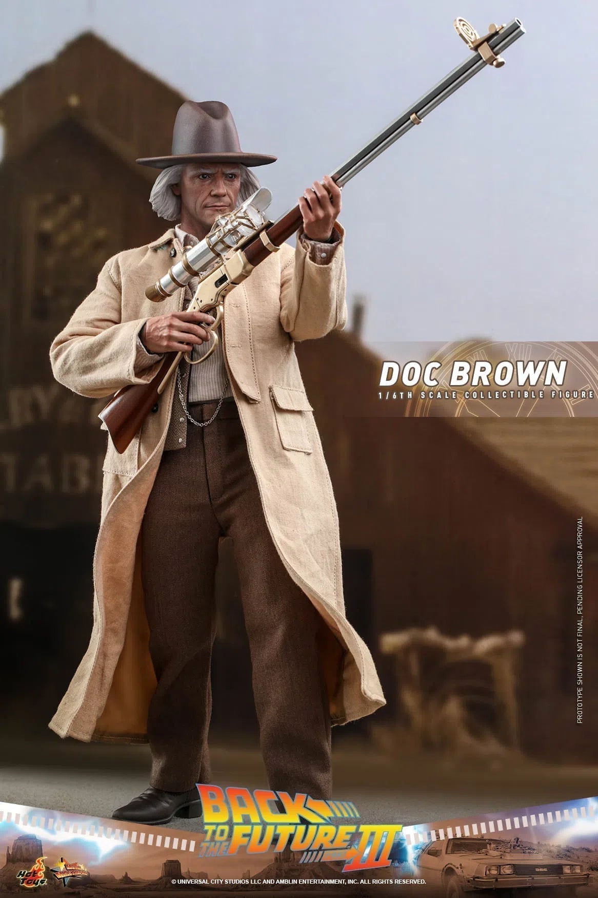 Doc Brown: Back To The Future Part III: MMS617 Hot Toys